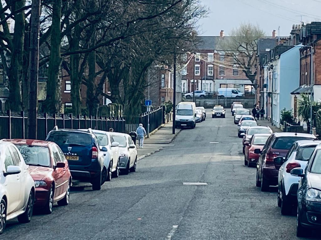 ROBBERY: Castleton Gardens in North Belfast where the robbery took place