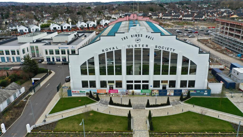 CHARITY PLANT SALE: The former Kings Hall complex in South Belfast