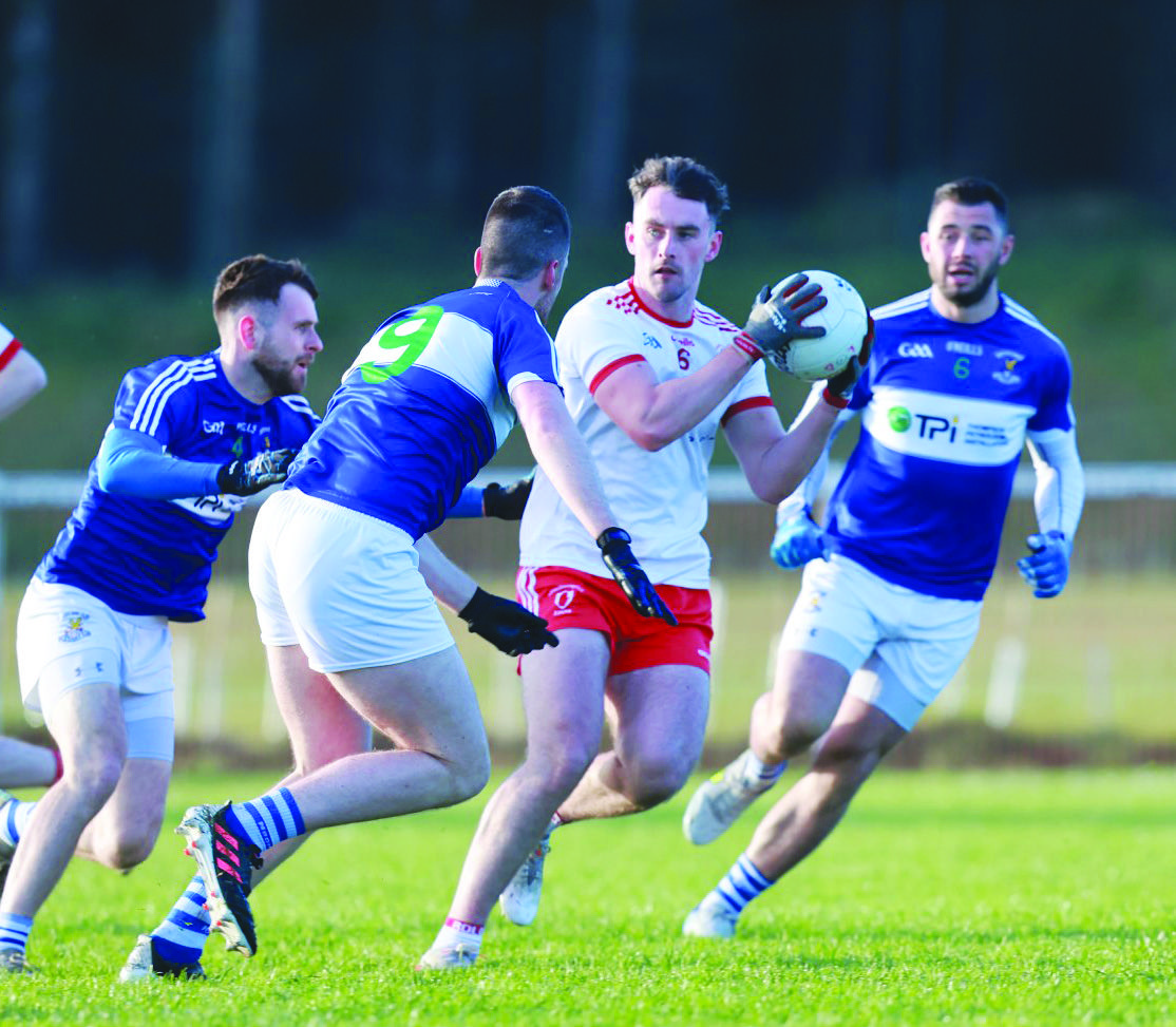 Lámh Dhearg host St John’s at Hannahstown on Sunday