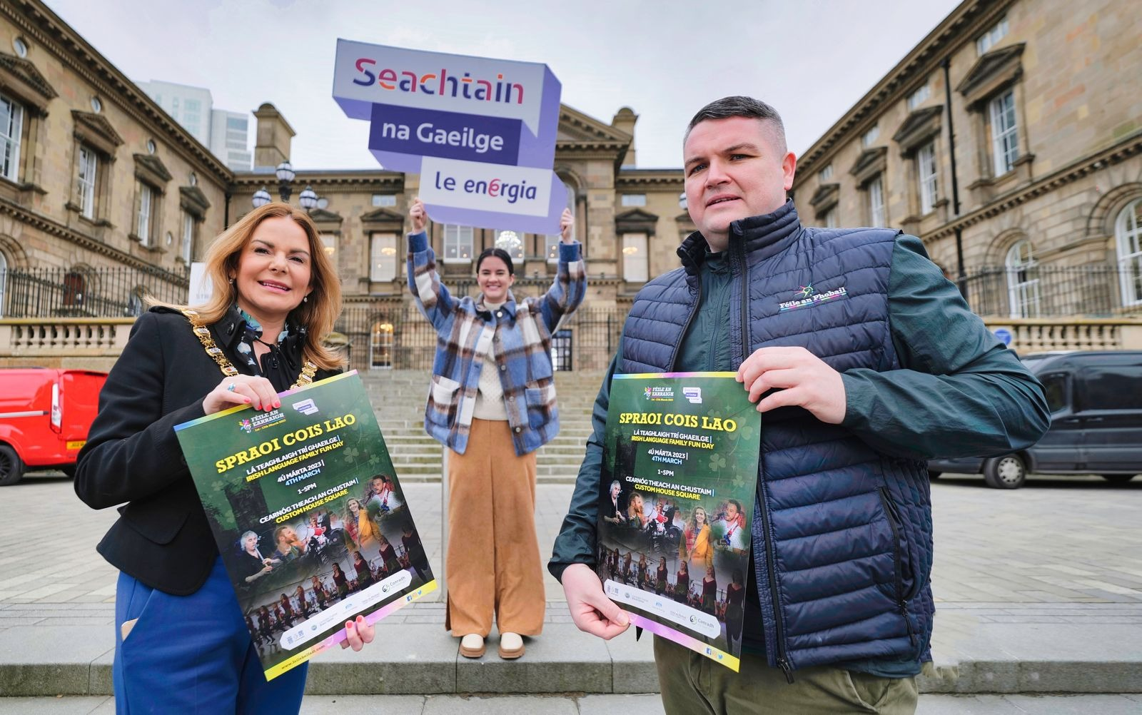 FÁILTE: Spraoi Cois Lao will be the first Irish language fun-day of its kind to hit Belfast city centre