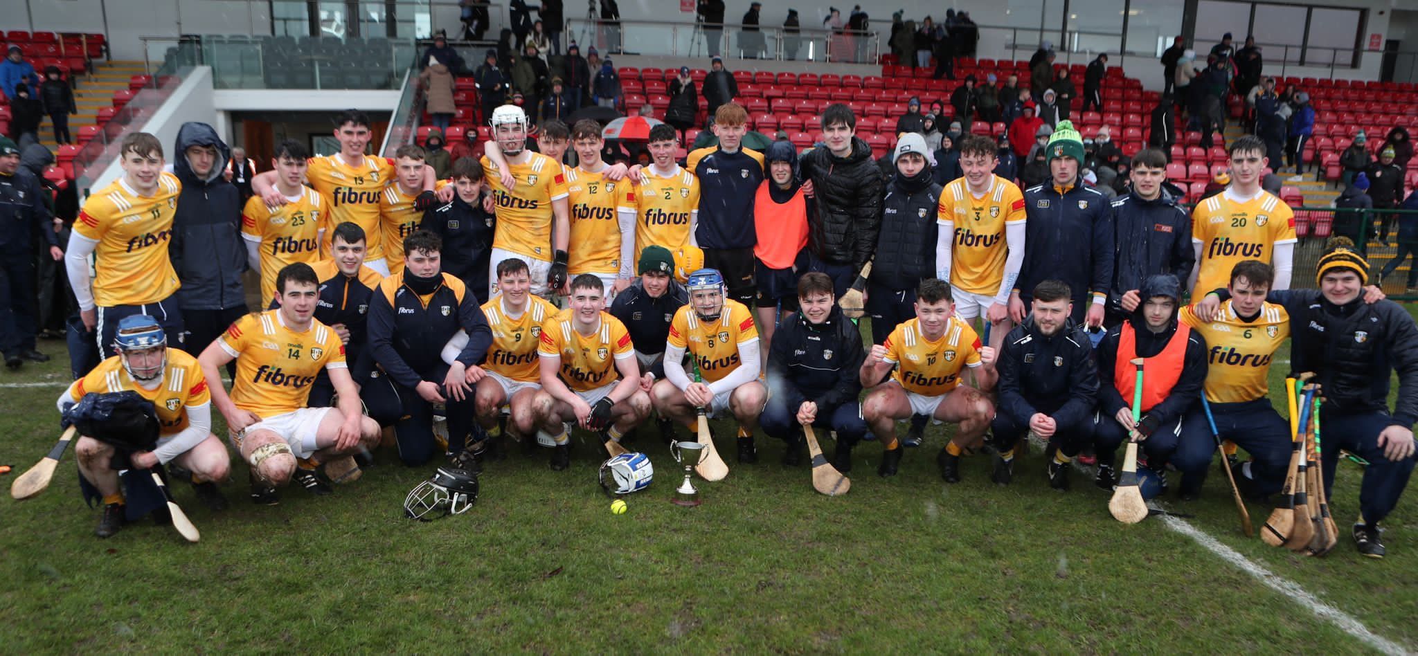 Antrim were crowned Ulster U20 champions at Owenbeg on Saturday 