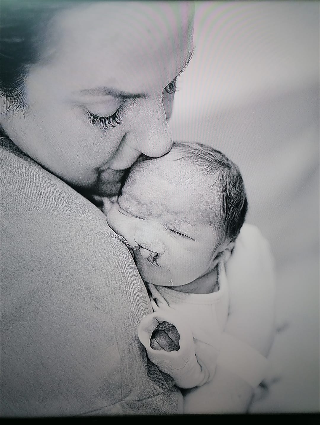 SPECIAL MOMENT: Mum Danielle and baby Michael