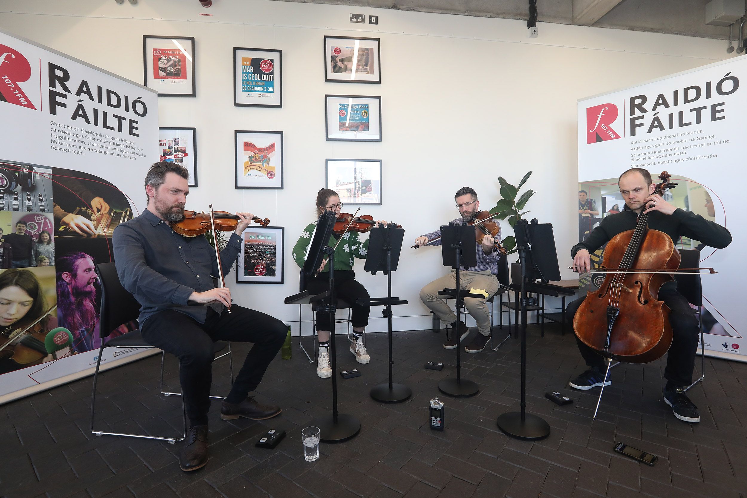 WATCH Ulster Orchestra pulling the strings at Raidió Fáilte