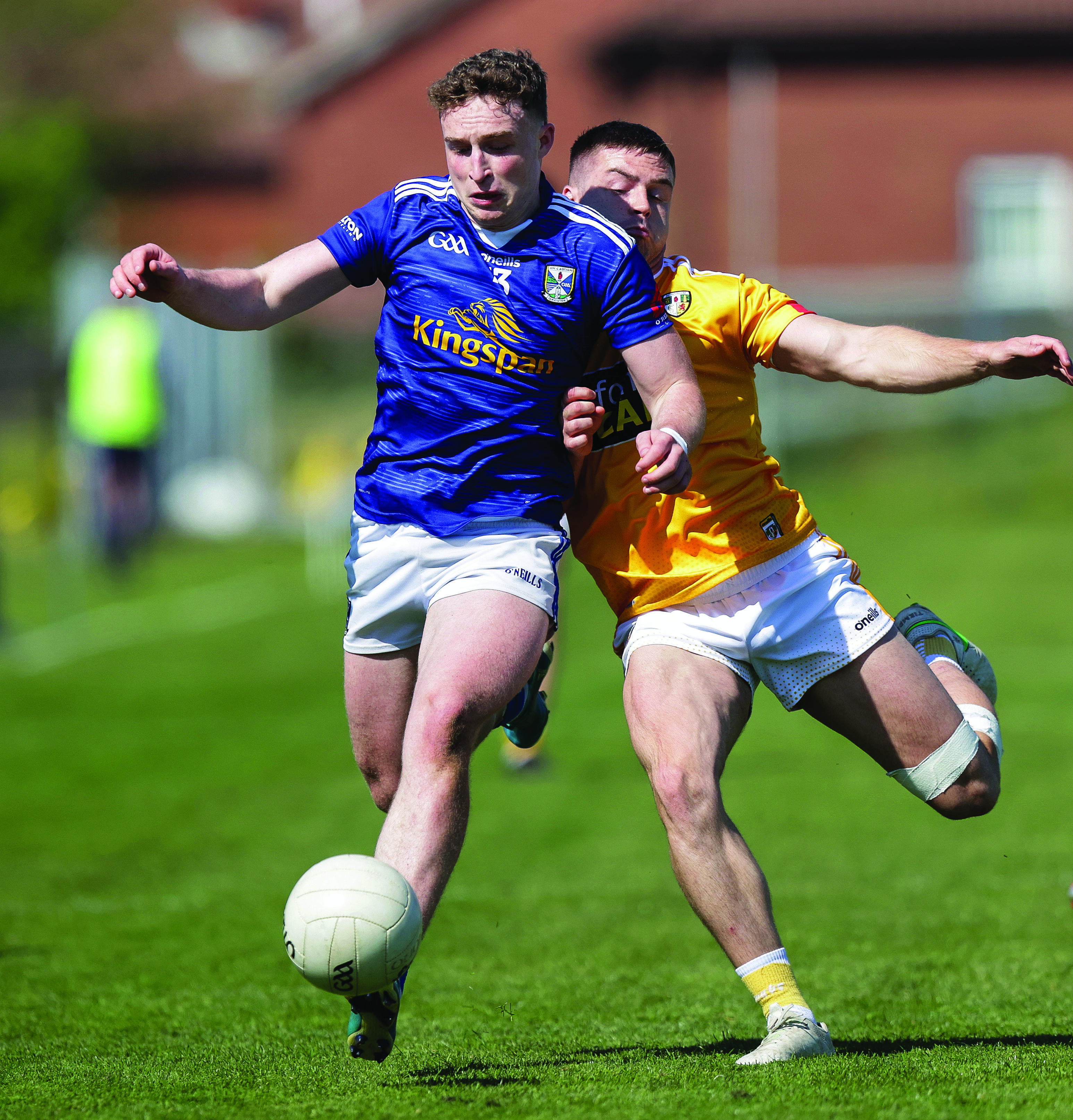 Cavan had the upper hand on Antrim in last year’s Ulster Championship, but the sides rematch at Corrigan Park on Saturday  