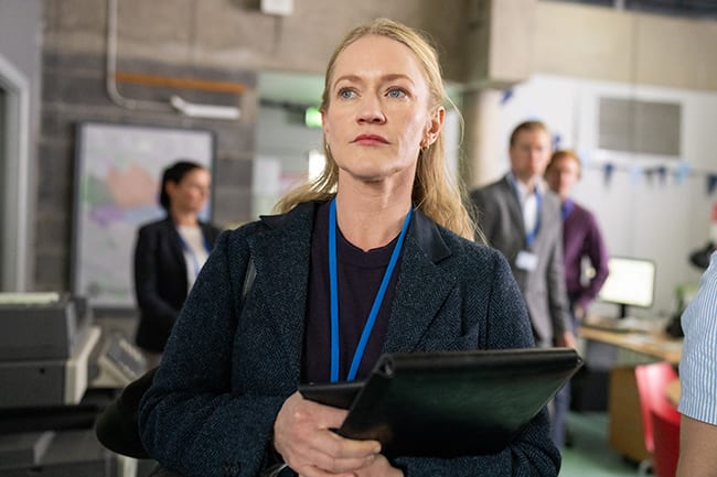 CO-OPTED: Paula Malcomson plays DI Colette Cunningham in the new ITV police series Redemption