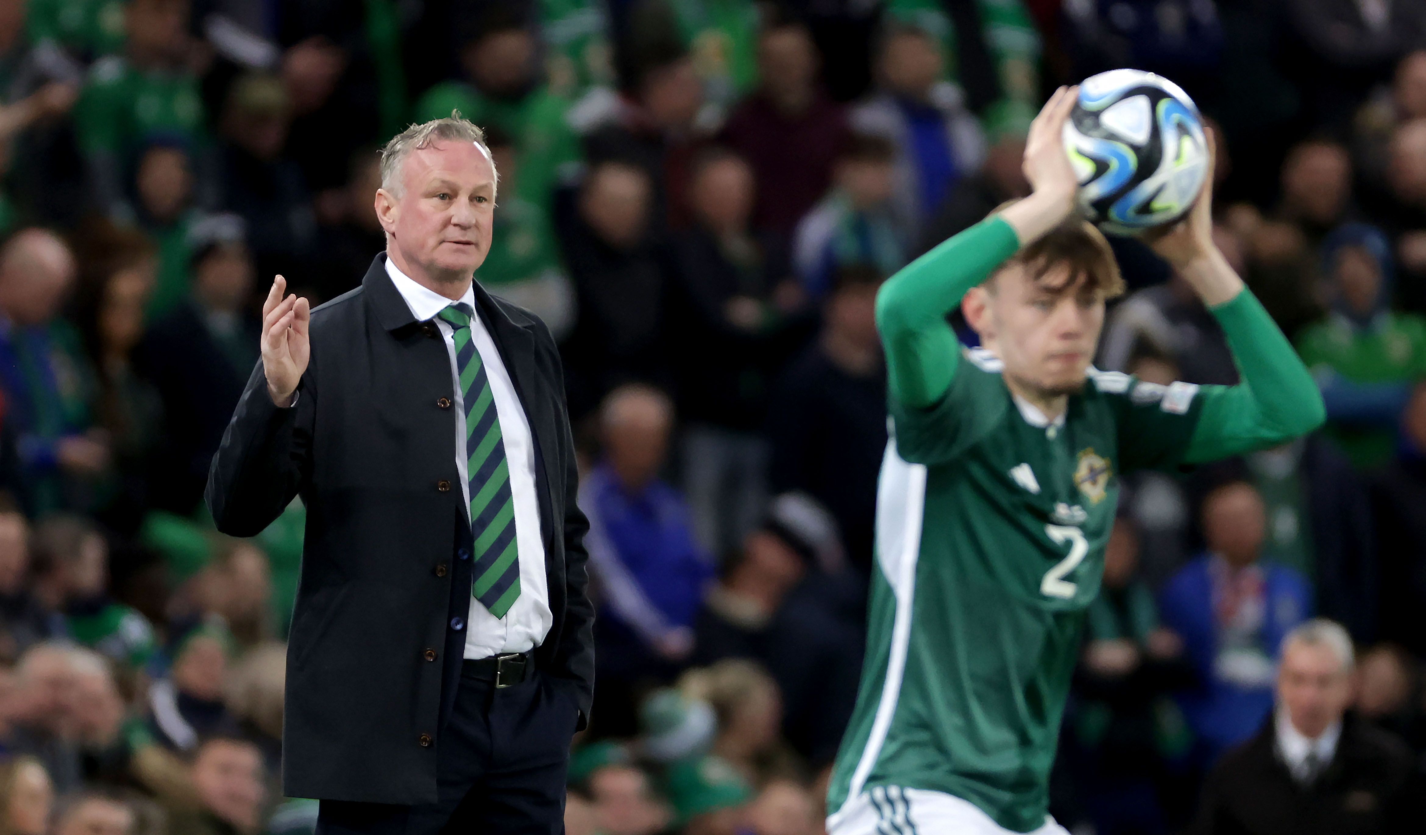 Northern Ireland manager Michael O\'Neill saw his return to the Windsor Park sideline end in defeat