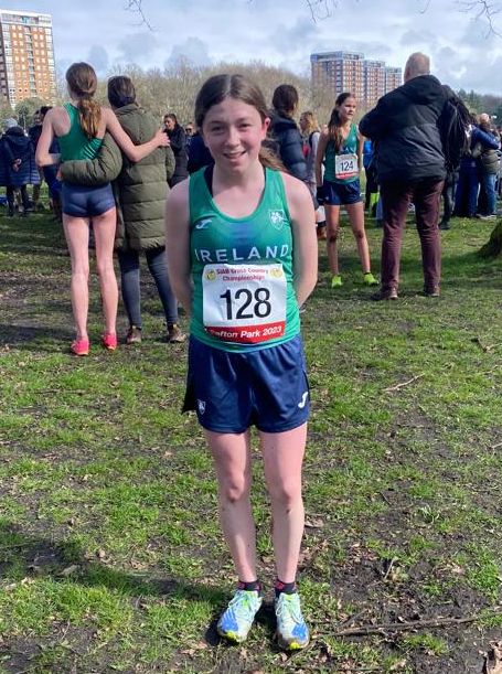 TALENT: Aoife Magee (14) represented Ireland on Saturday in cross country