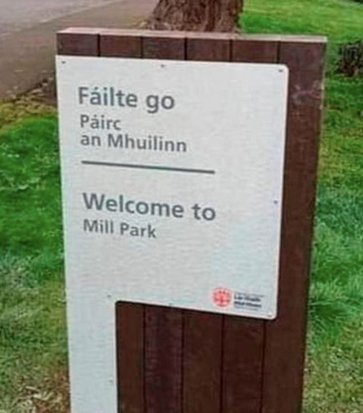 CRIME: The bilingual sign that was dug up in Tobermore