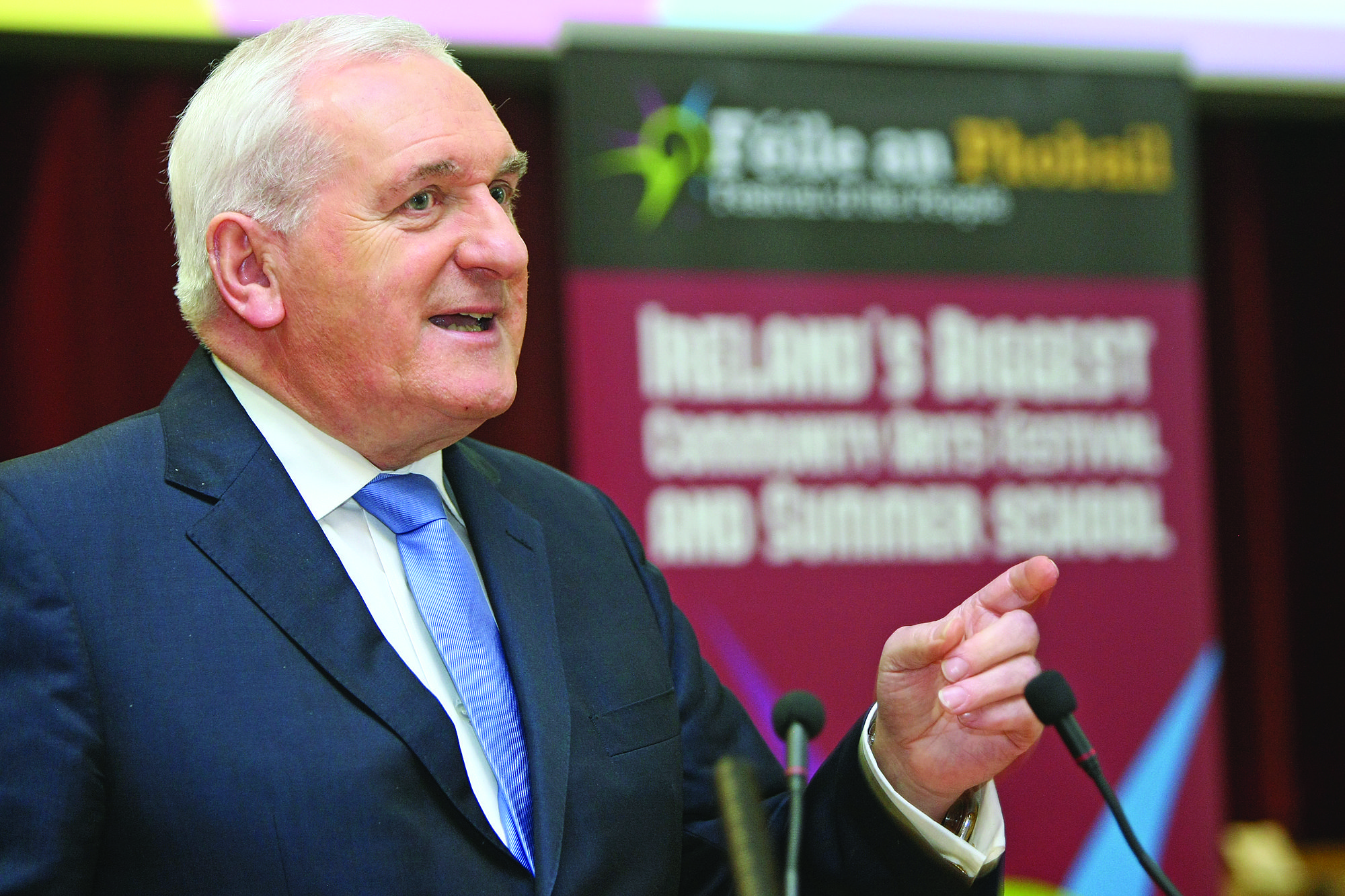 FAMILIAR: Bertie Ahern\'s contribution to the talks is ground well covered