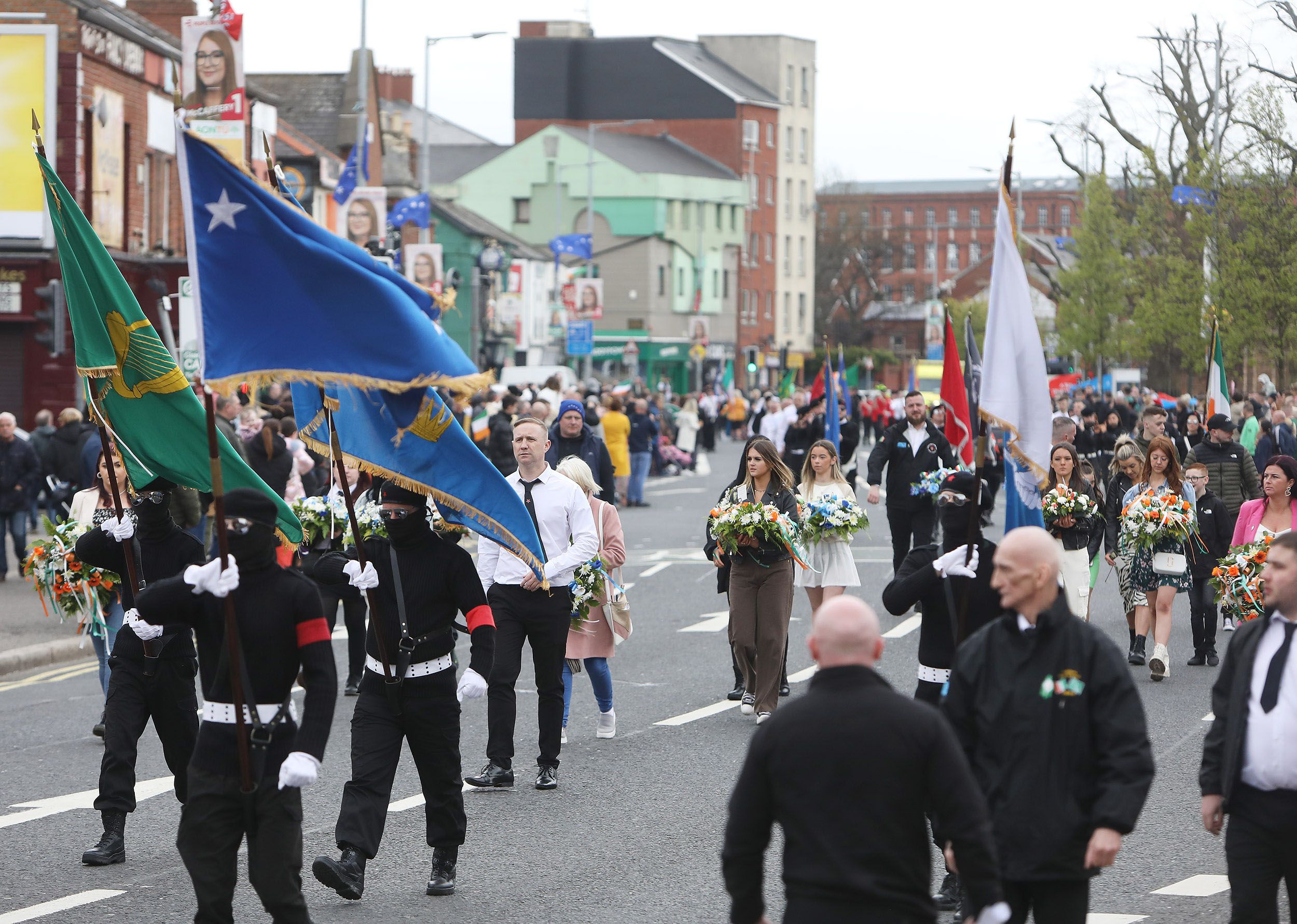 GALLERY: IRSP Easter Rising parade to Milltown Cemetery