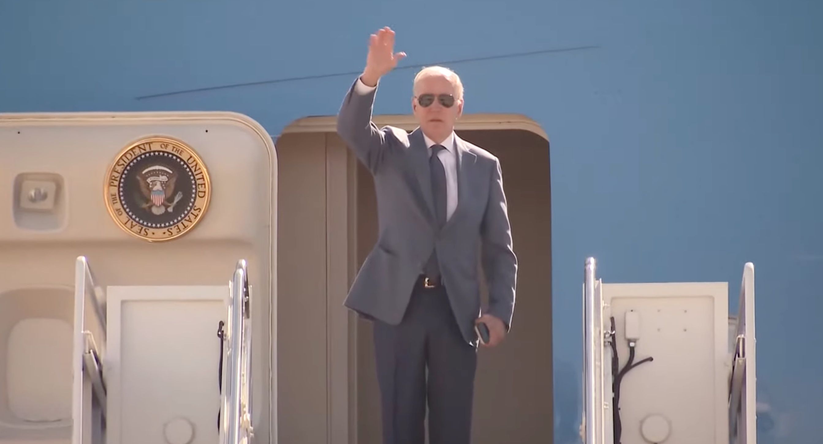 IRELAND BOUND: US President Joe Biden