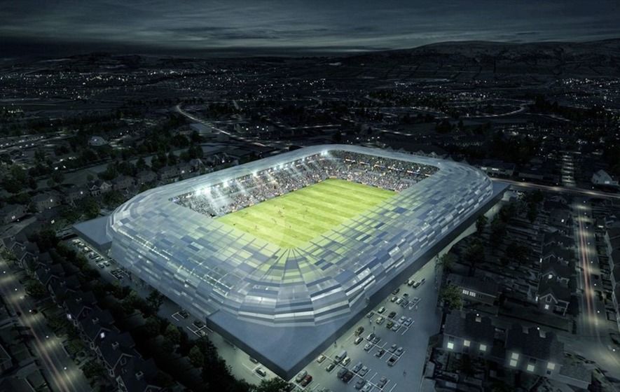 ON THE LIST: The proposed redeveloped Casement Park has been included as a host stadium for Euro 2028