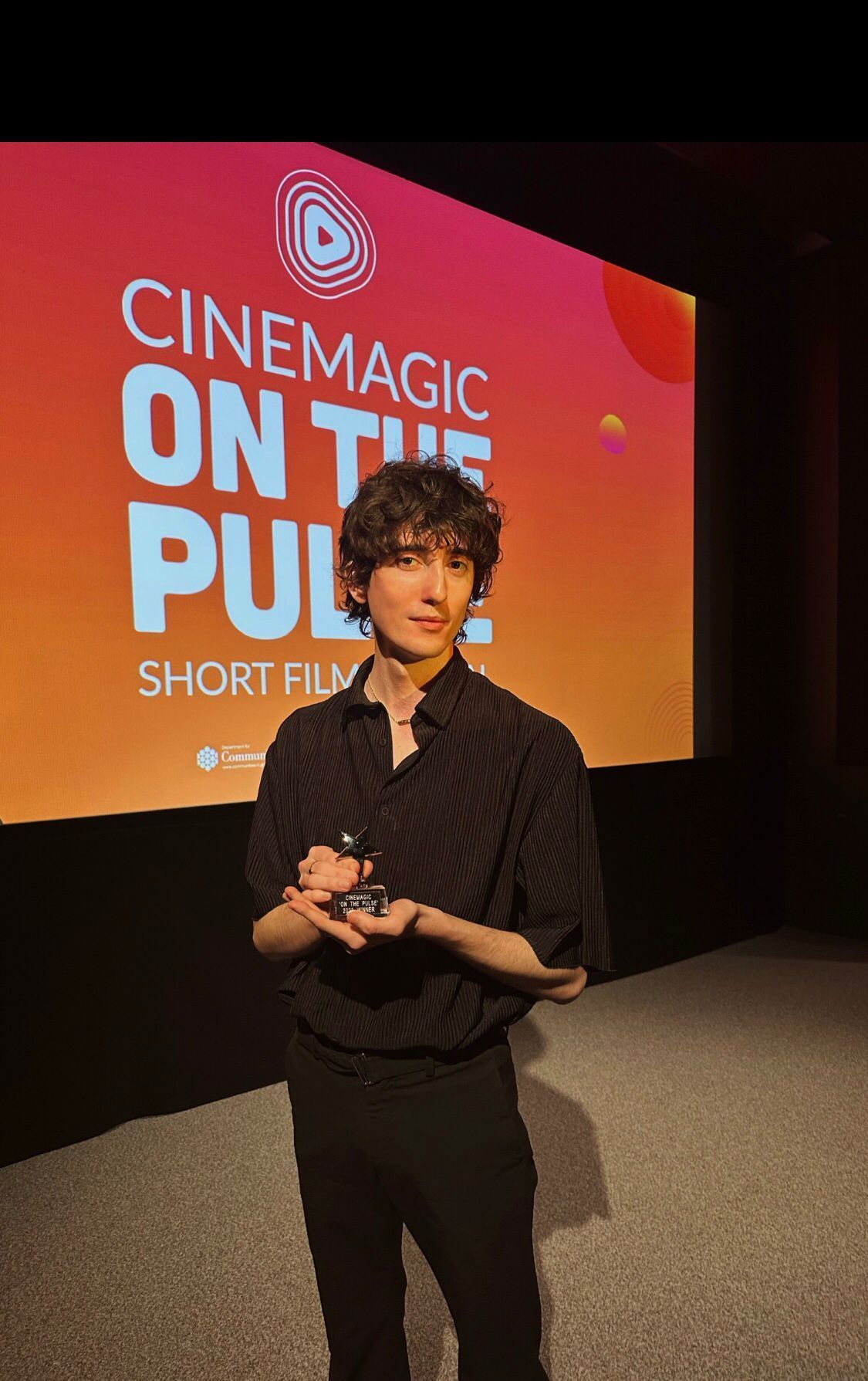 AWARD: Joseph Pierce Jones is celebrating the success of his Irish language short film Uilíoch
