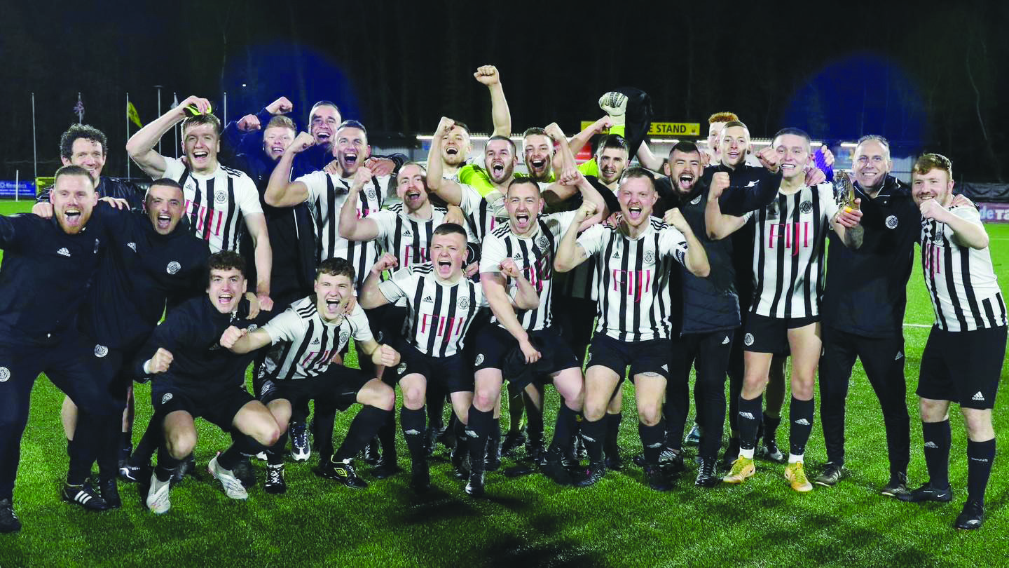Plunkett following their semi-final shootout win over Rosemount Rec