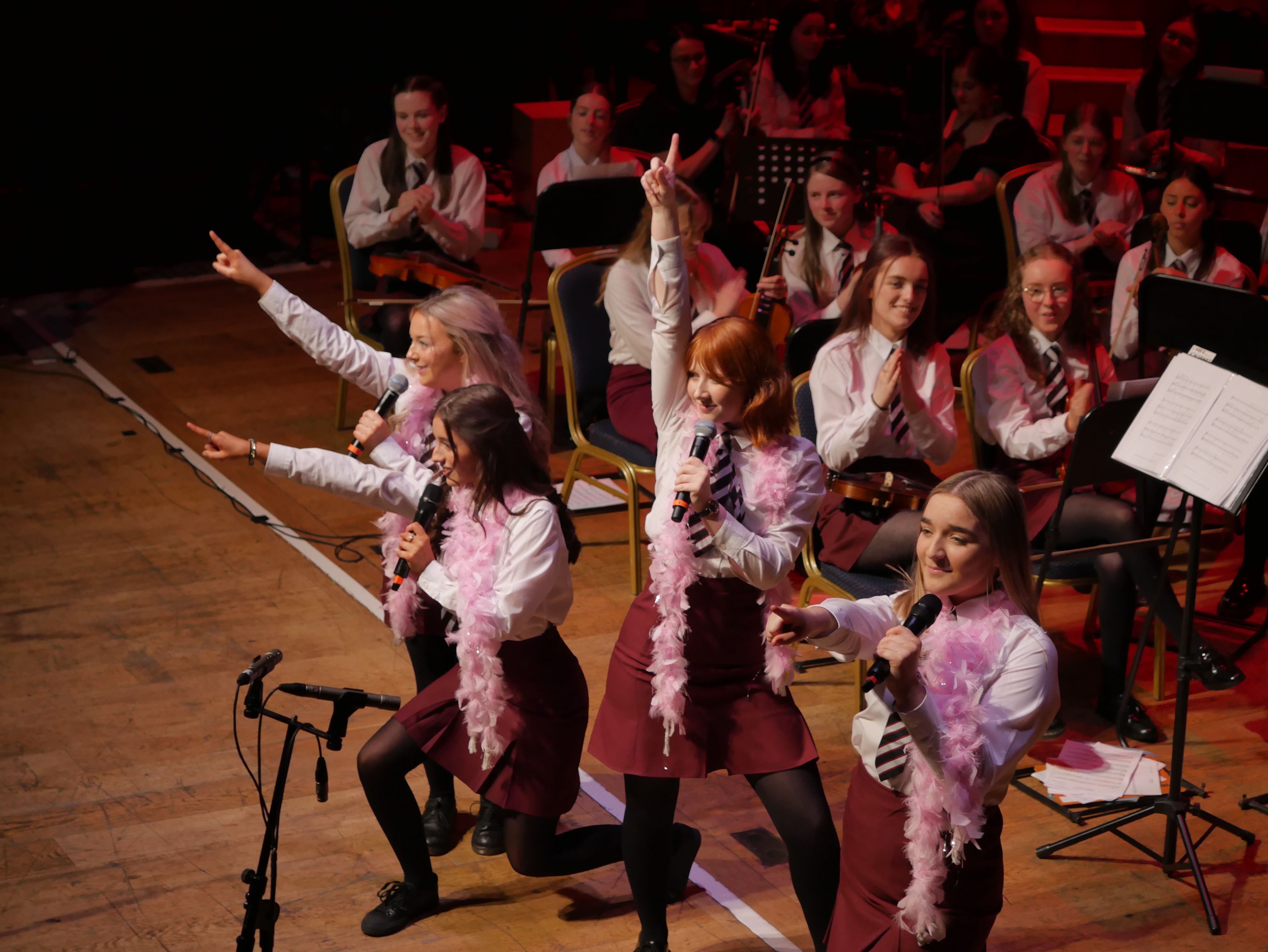 TALENT: St Dominic\'s students wowed the audience at the Ulster Hall