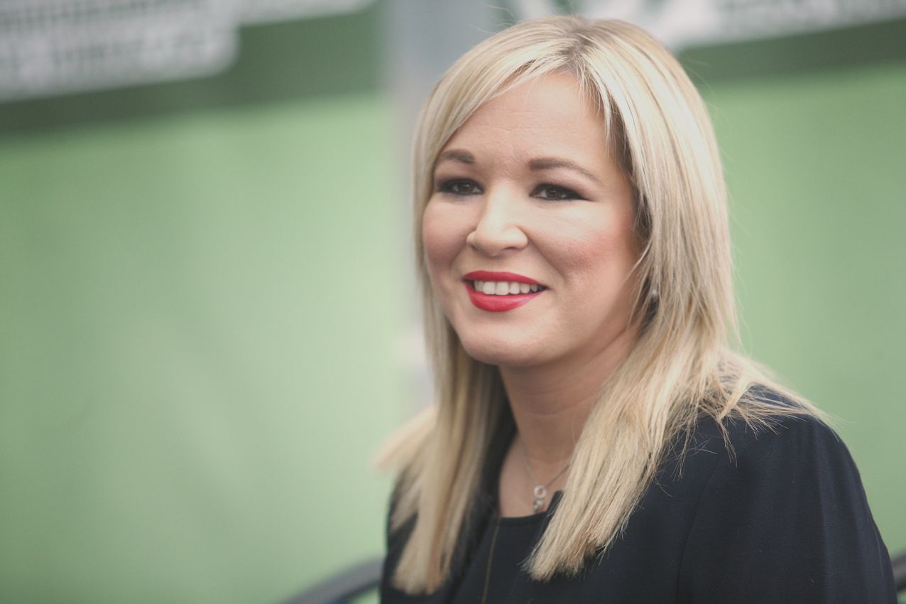 REACHING OUT: Michelle O\'Neill is to attend the coronation to underline her credentials as a First Minister for all