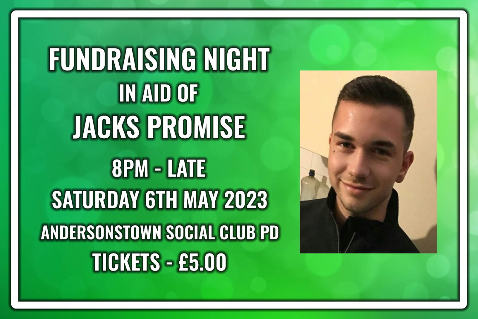 SUPPORT: The Brennan family, Sinn Féin MLA Órlaithí Flynn with a photo of Jack Brennan who died aged 23