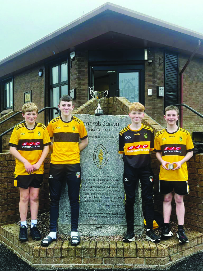 Zac O’Connell, Niall Lemon, Shea Bell and Darragh McIlroy