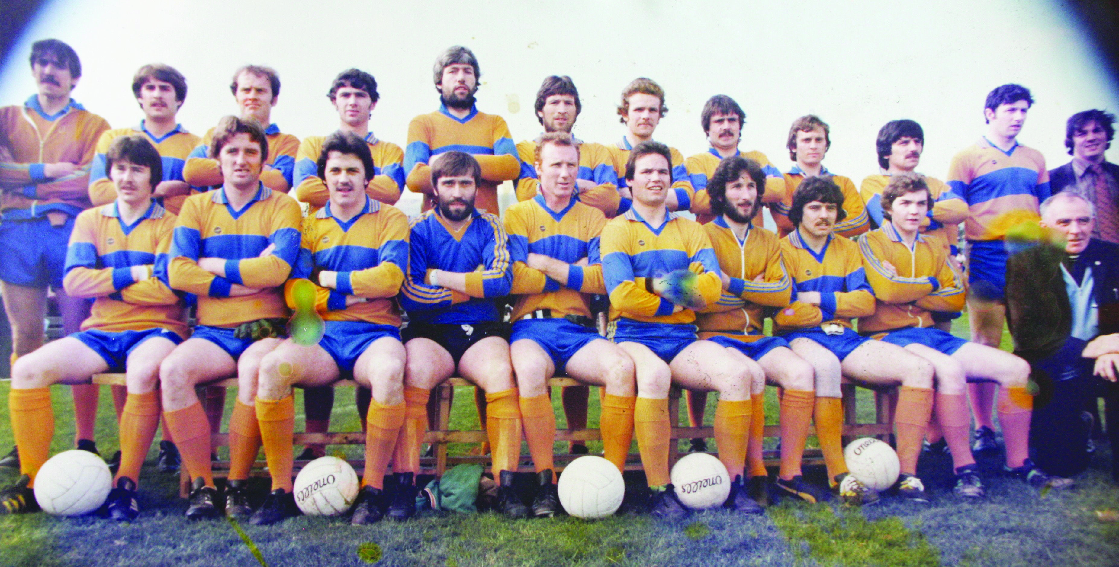 The St Teresa’s team that won the 1979 Antrim Senior Football Championship