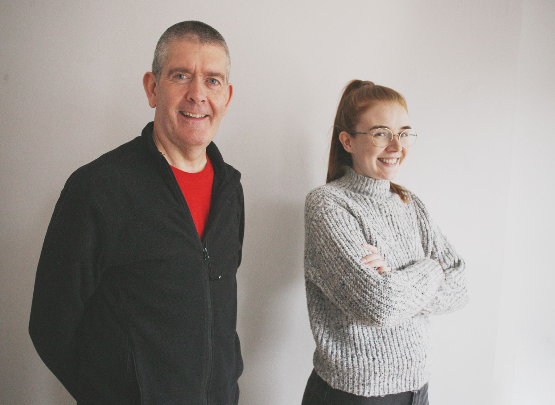 FUNDING BOOST: Manus Maguire and Ursula Clinton from Cliftonville Community Regeneration Forum