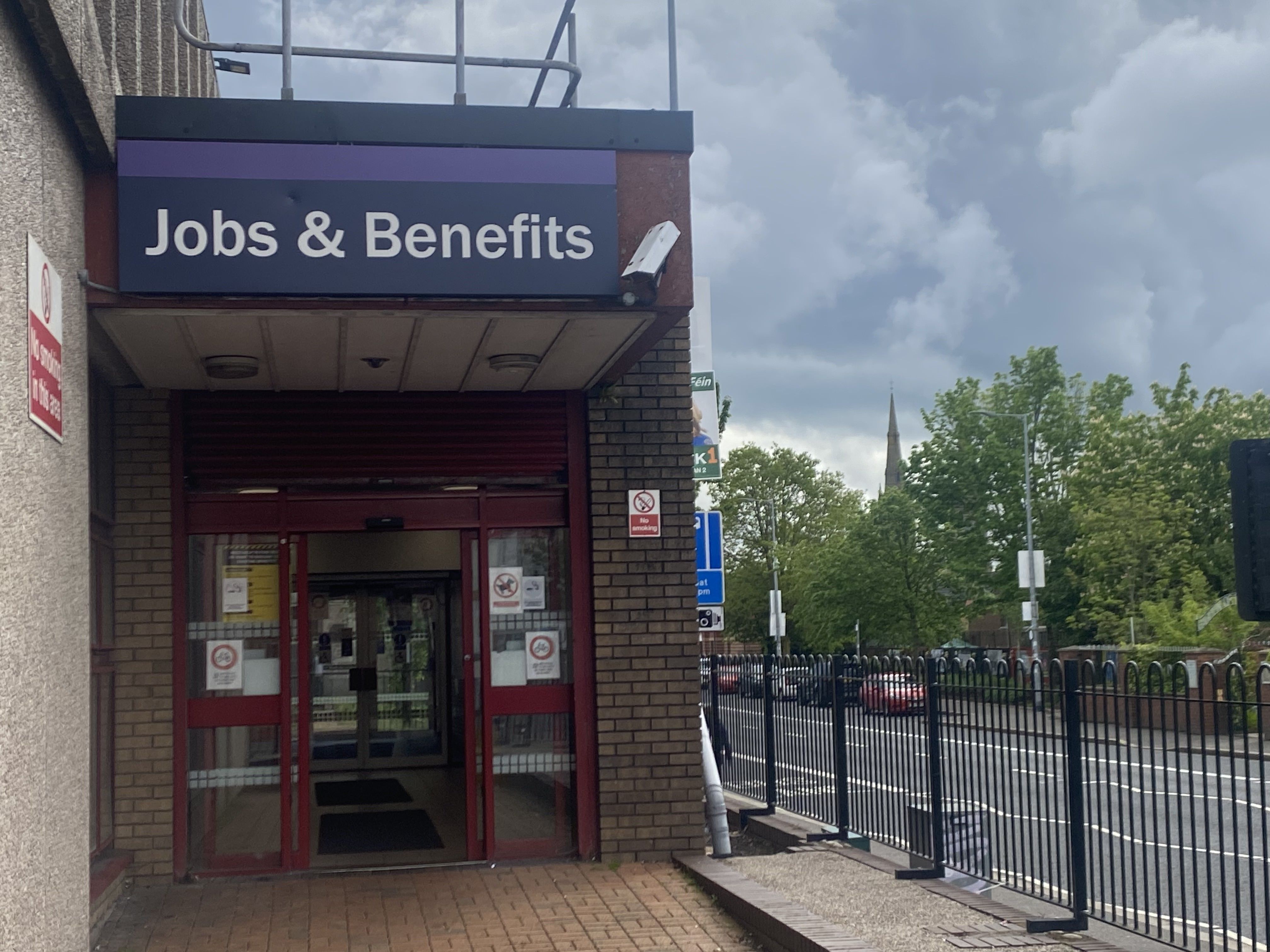 NO ENTRY: Jobs and Benefits offices are expected to close their doors one day a week due to budget cuts