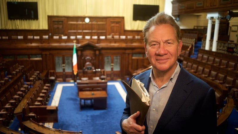 HISTORY MAN: Michael Portillo in the Dáil