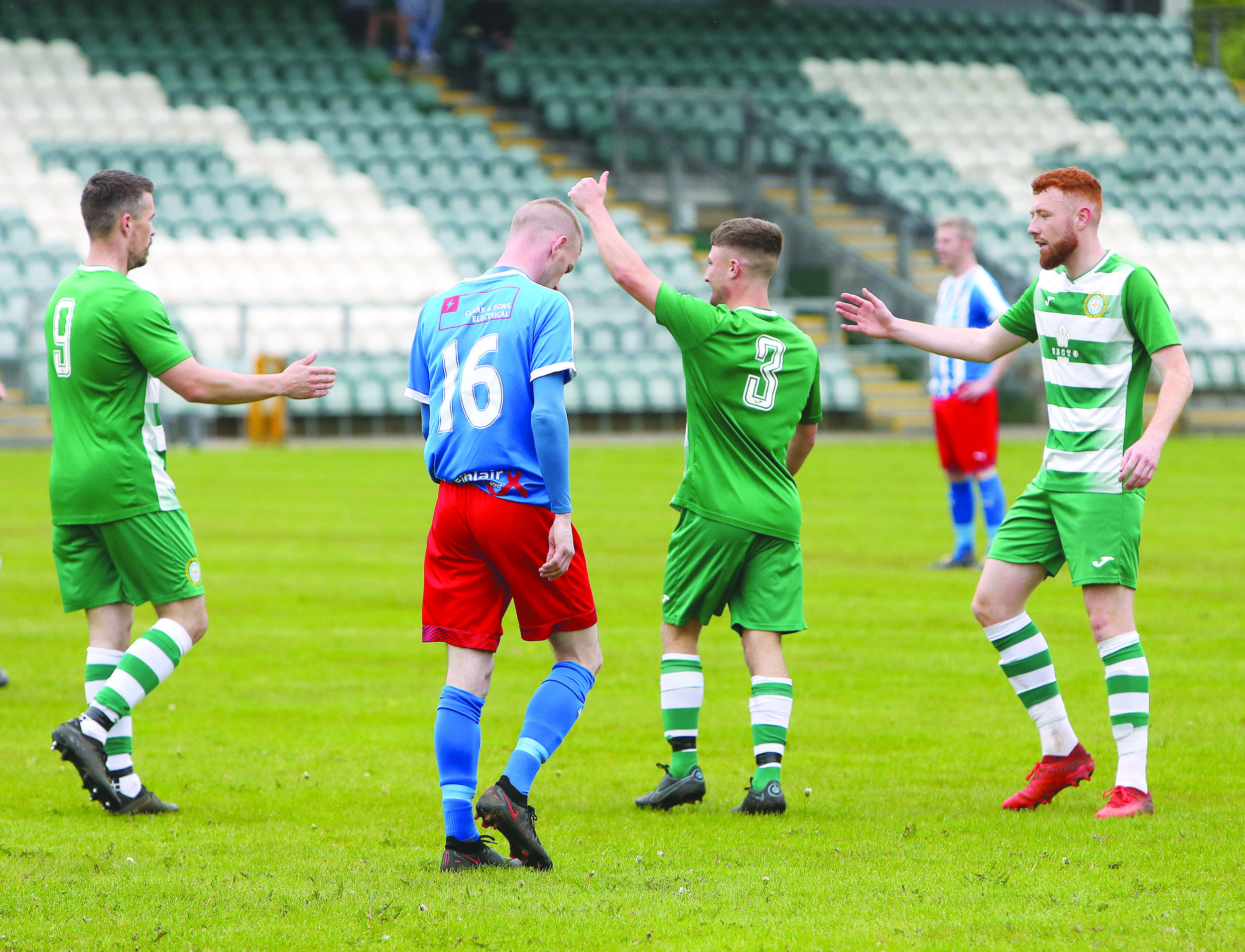 Donegal Celtic were 4-1 winners over Glebe Rangers on Saturday