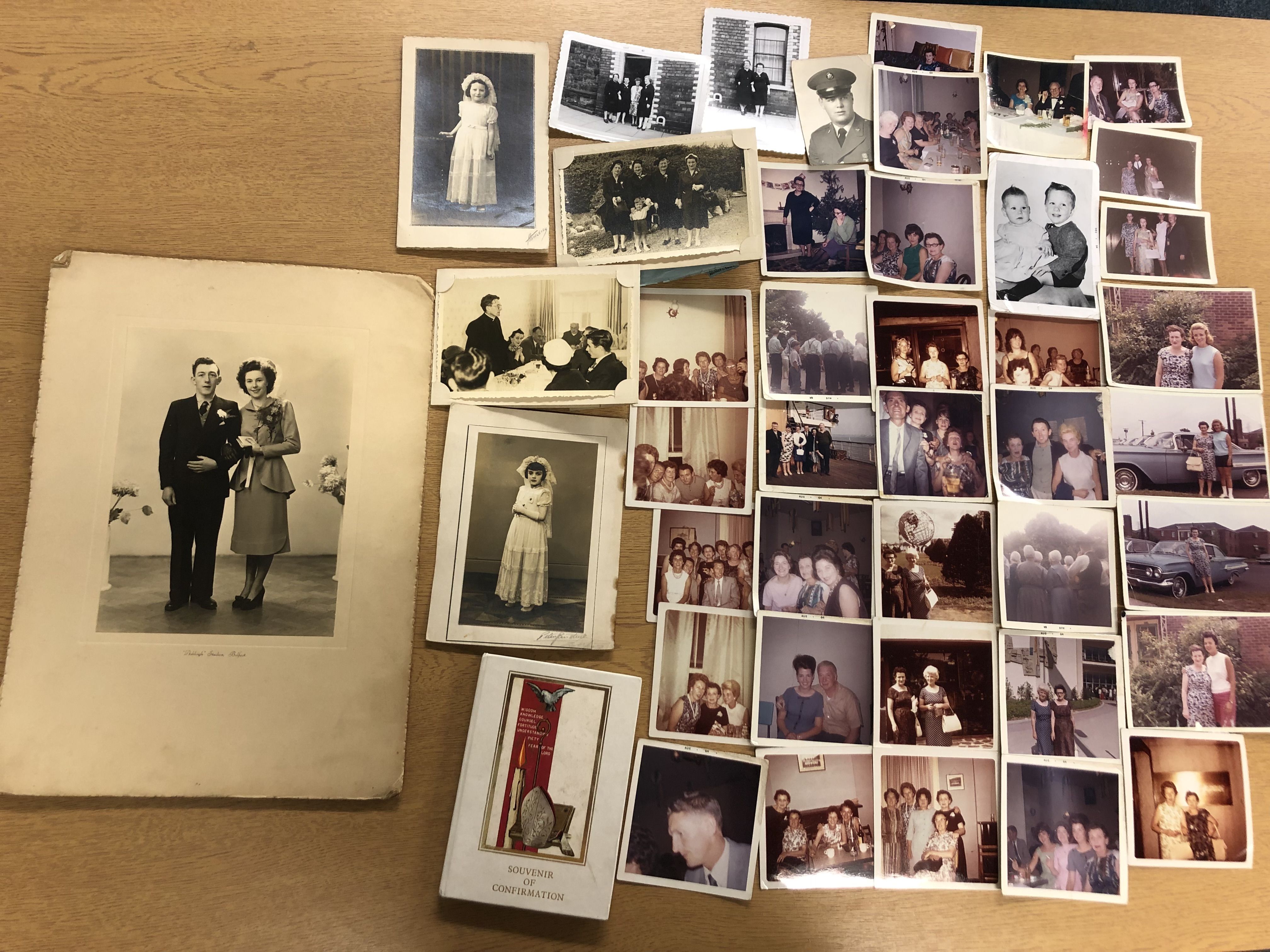 SNAPSHOTS: Photos handed in to the Andersonstown News which we believe belong to the Buckle family