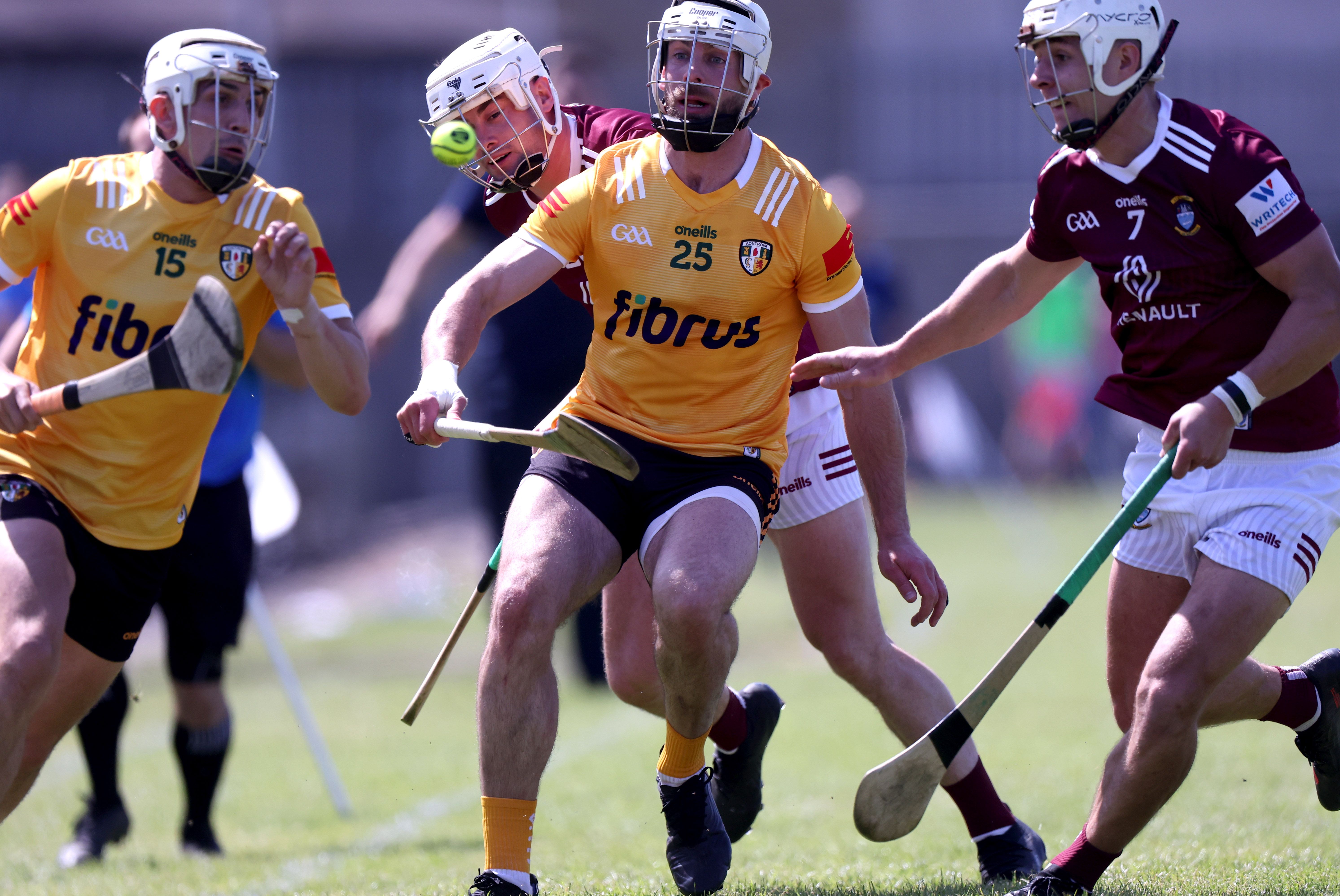 Neil McManus delivered another huge display on Sunday despite carrying a hamstring injury and should this be his last time in an Antrim jersey, it was a perfect way to go out