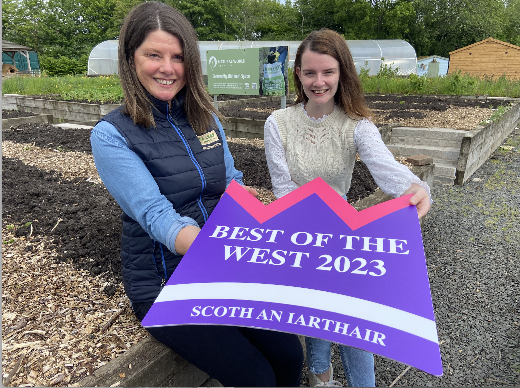 GOING GREEN: Sharon McMaster, Community Outreach Manager for Natural World Products, and journalist Gráinne Ní Ghréacháin
