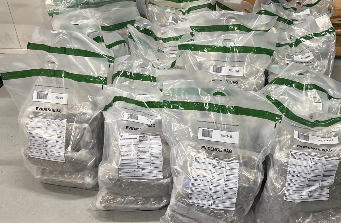 OFF THE STREETS: The drugs that were seized on Thursday