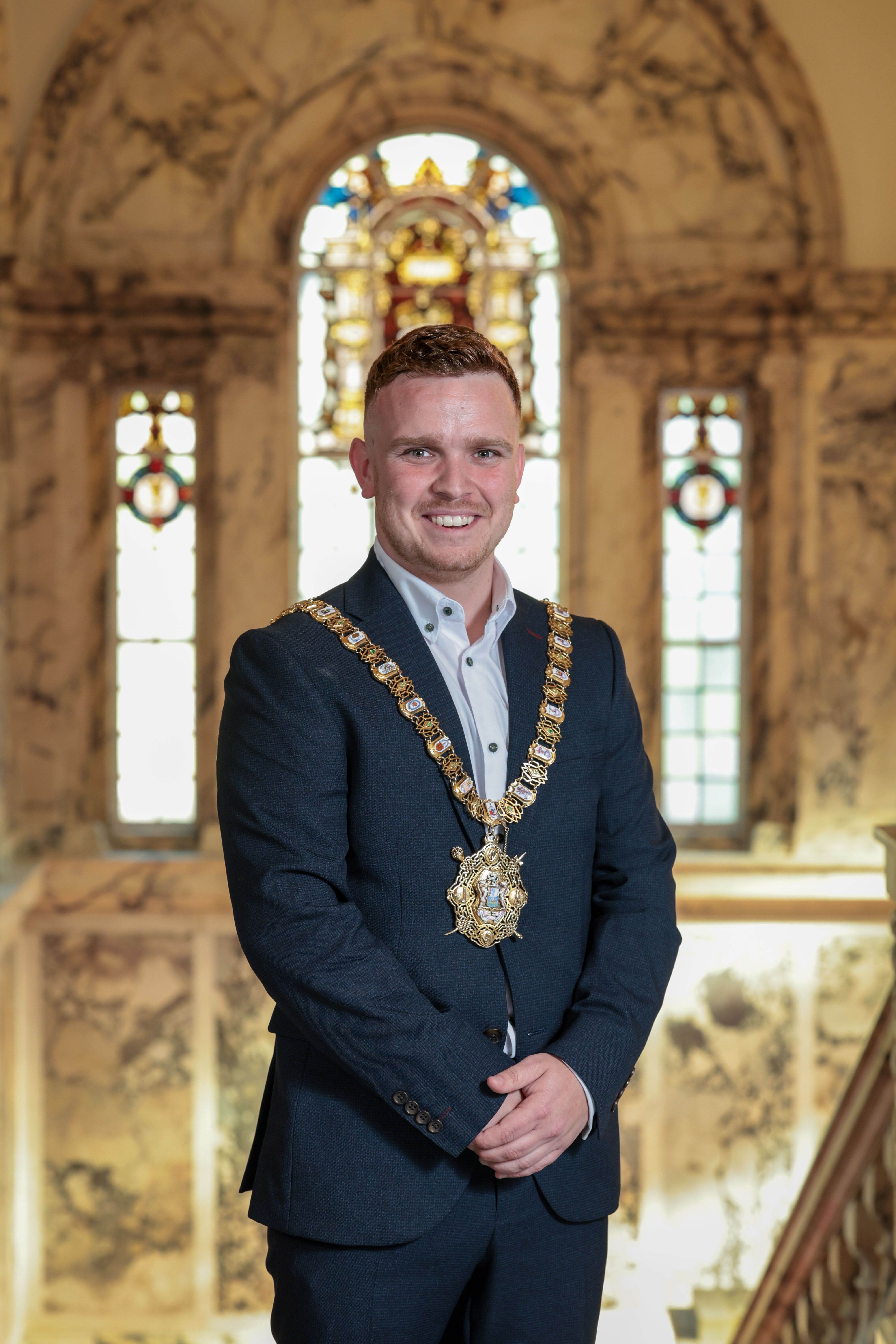 Ryan is Belfast's new Mayor and Áine is Deputy Mayor of the city