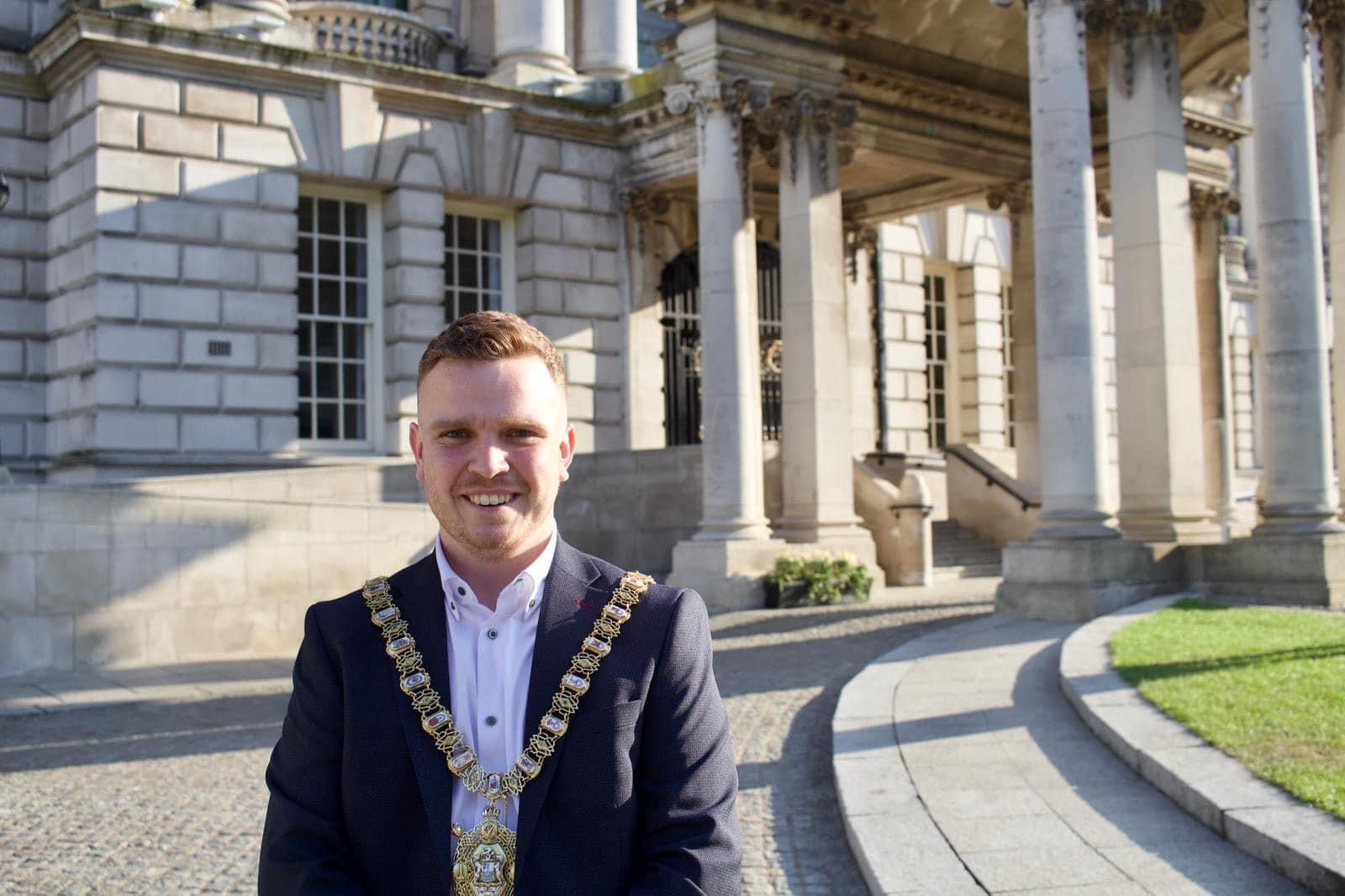 NEW MAYOR: Sinn Féin Mayor of Belfast Ryan Murphy