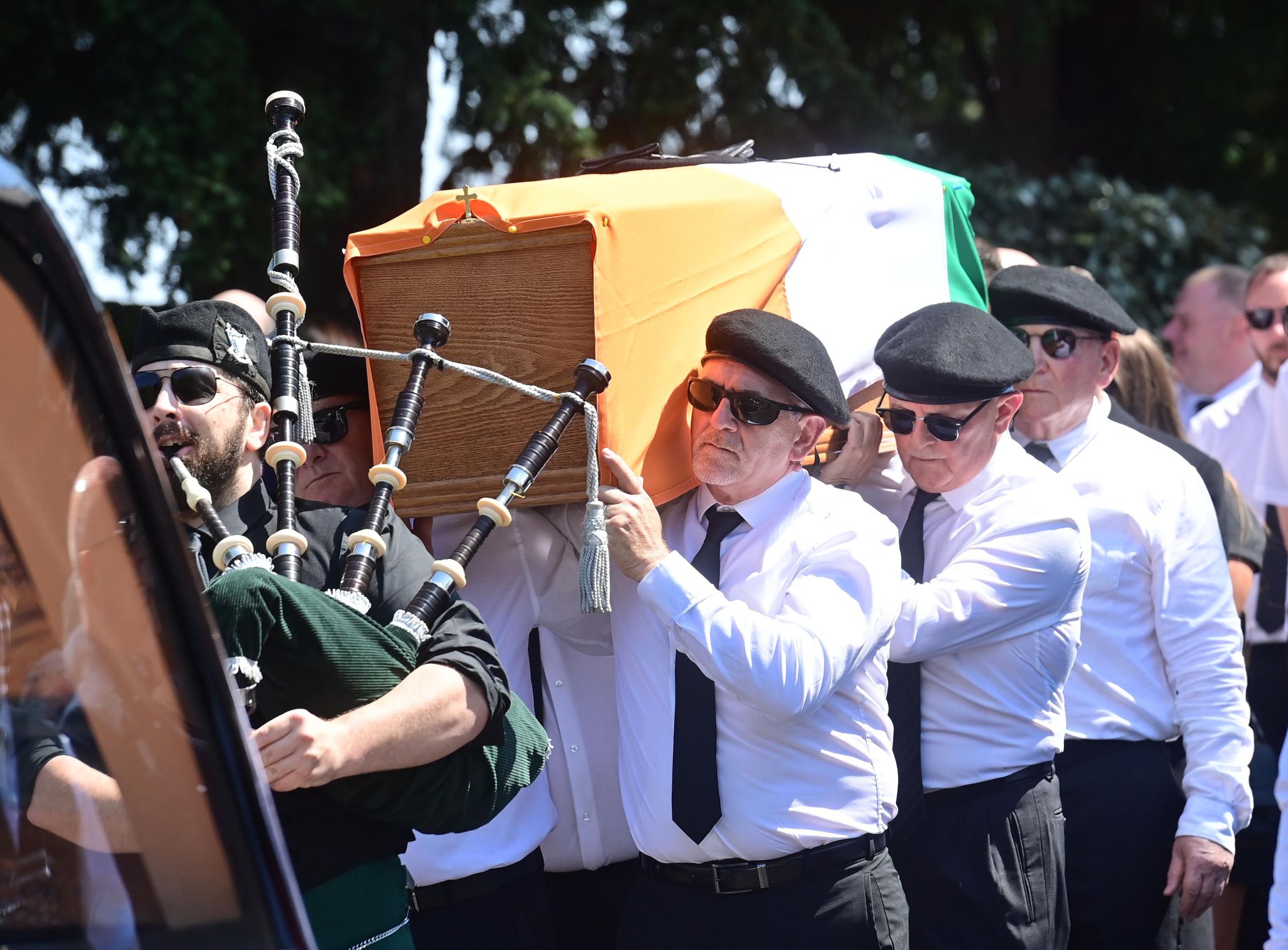 FINAL JOURNEY: The funeral of Joe Clarke took place on Thursday