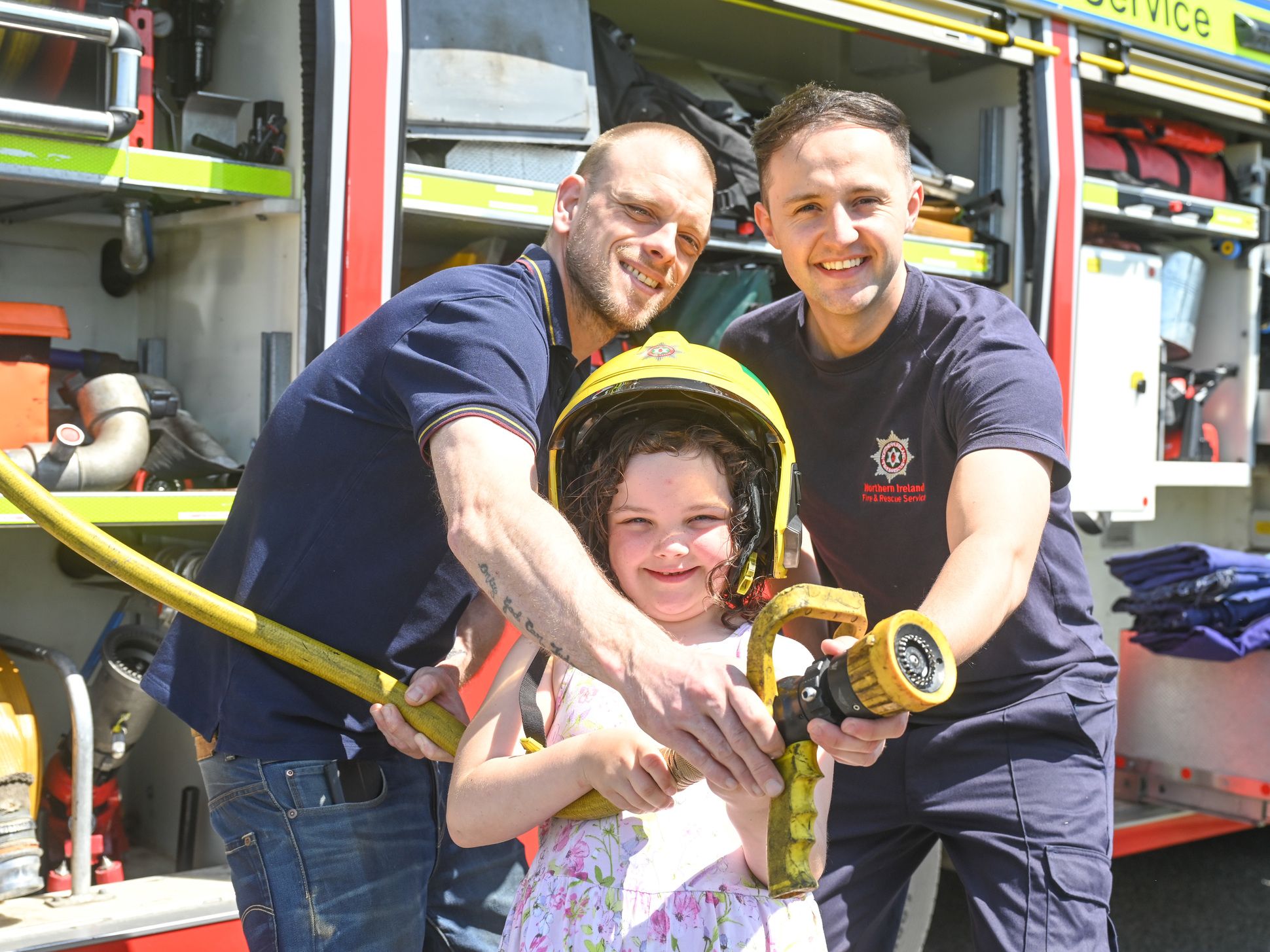 Grace Moran with Connor Lynch and Blair Purdy from NIFRS