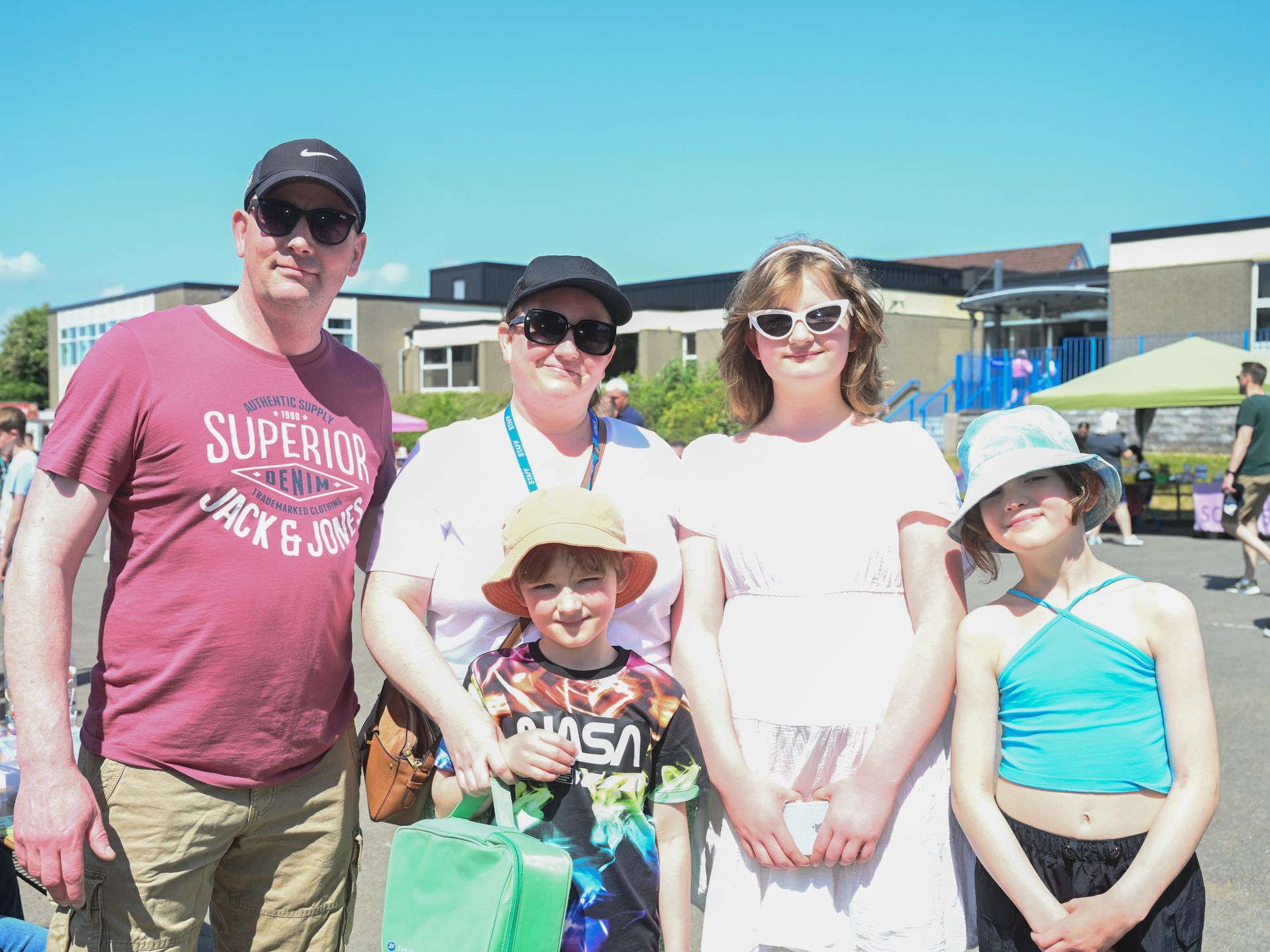 Vic, Aidan, Karen, Orla and Aine Pollock