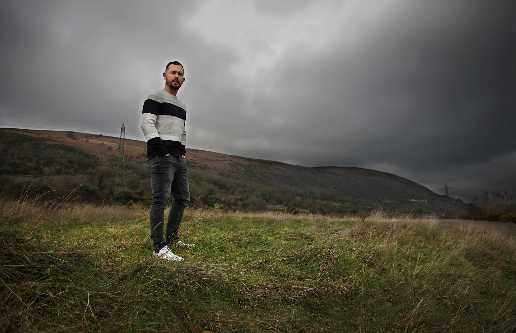 SOCIAL HOUSING: Sinn Féin Councillor Michael Donnelly at the site of the proposed housing development