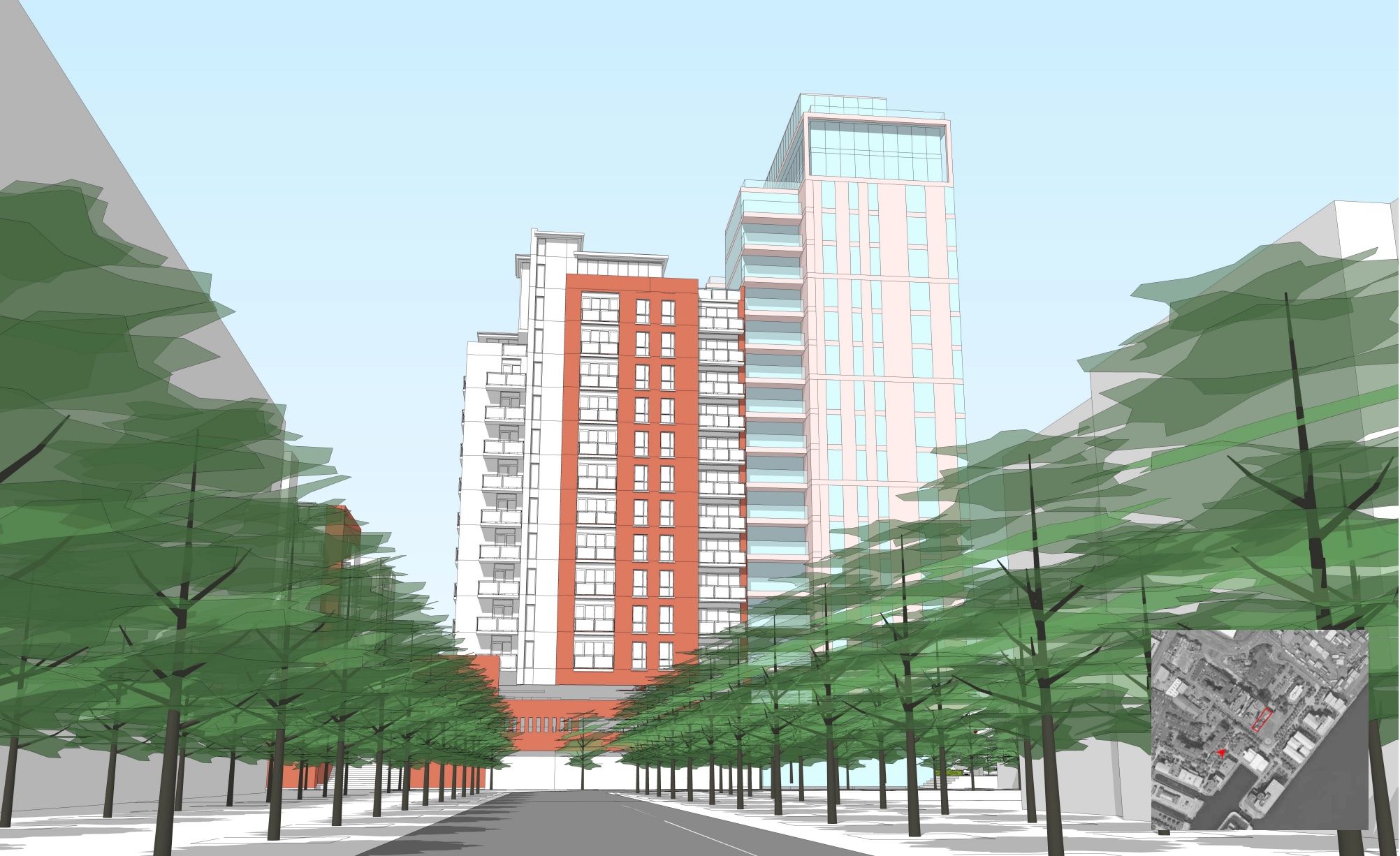 CONCERN: How the new Pilot Street development will look from Clarendon Road