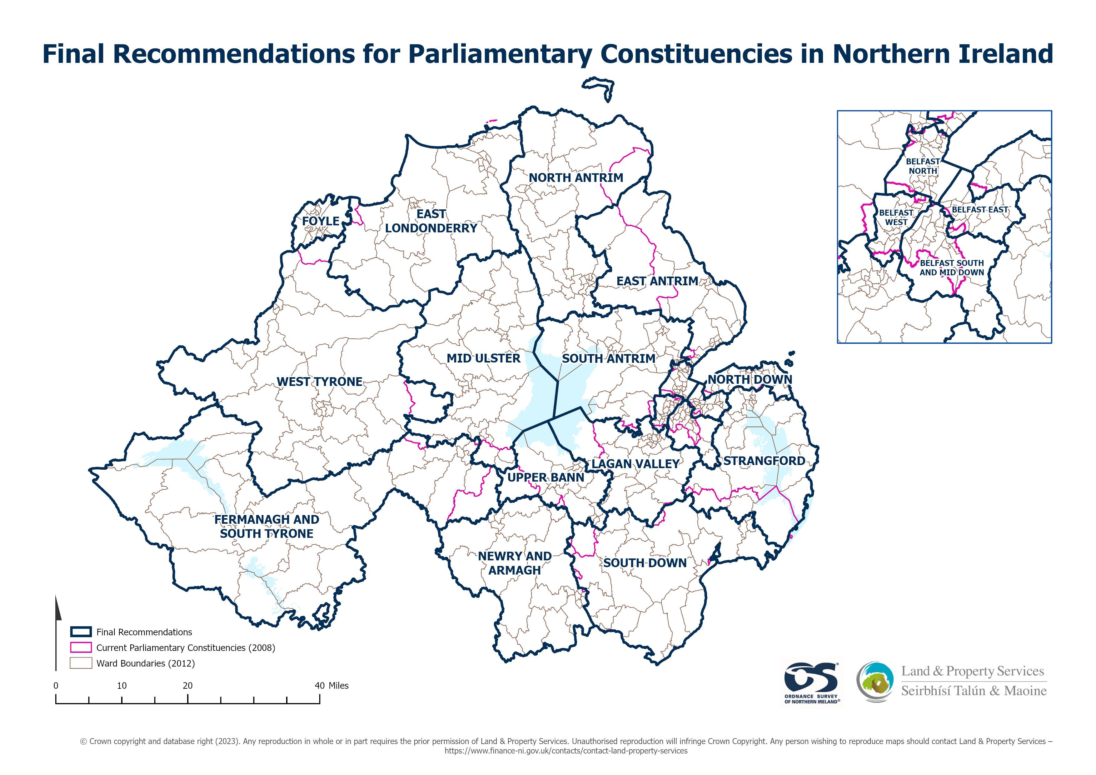 CHANGES: There have been big changes to constituencies in the North, especially to Belfast South which is now Belfast South and Mid Down
