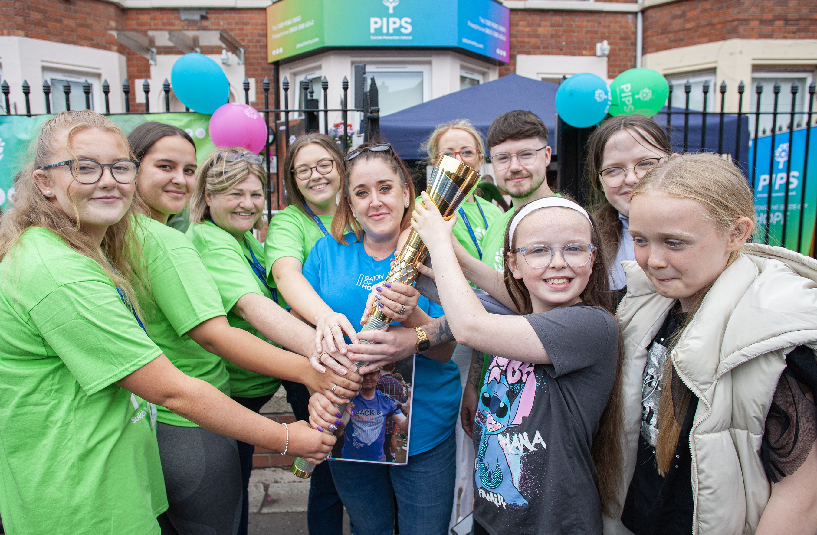 VISIT: The Baton of Hope at PIPS Charity on the Antrim Road