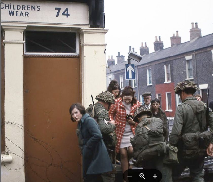 INFORMATION: This photo is possibly Bombay Street in 1969