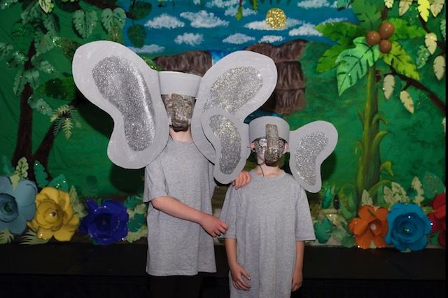 Kadin Turkington (Colonel Hathi) and Conan Walsh (Junior)
