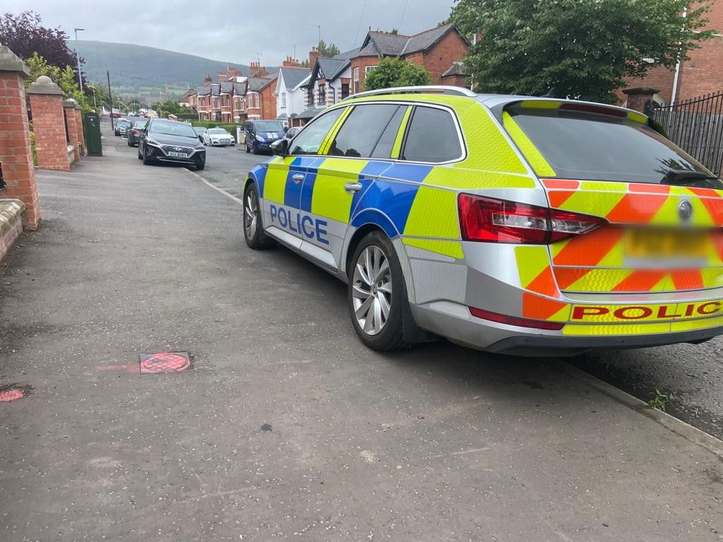 ON THE SCENE: One man has been arrested following a burglary in the Fruithill Park this morning