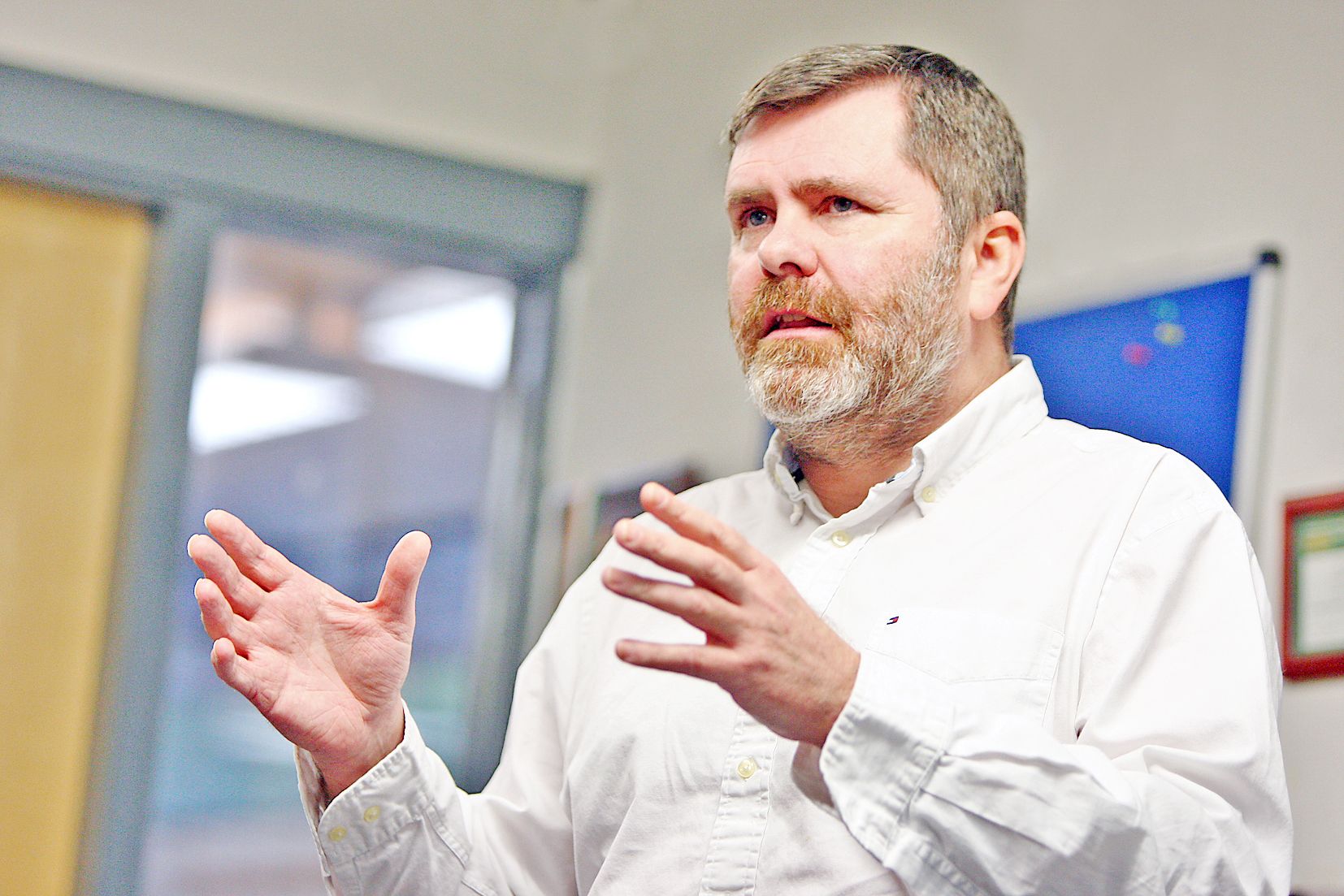 MEETING: Mark Thompson and members of Relatives for Justice met with Declan Morgan to outline their opposition to the British government\'s Legacy Bill