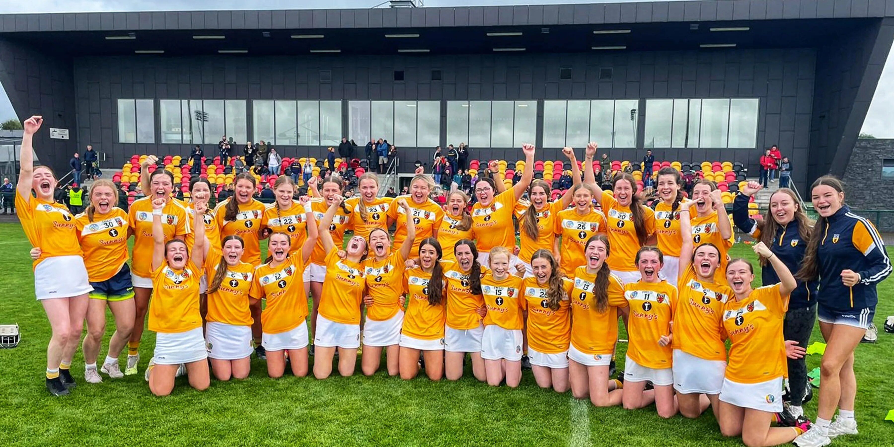 SUPER SAFFRONS: Antrim will face Clare at the end of the month in the All-Ireland final