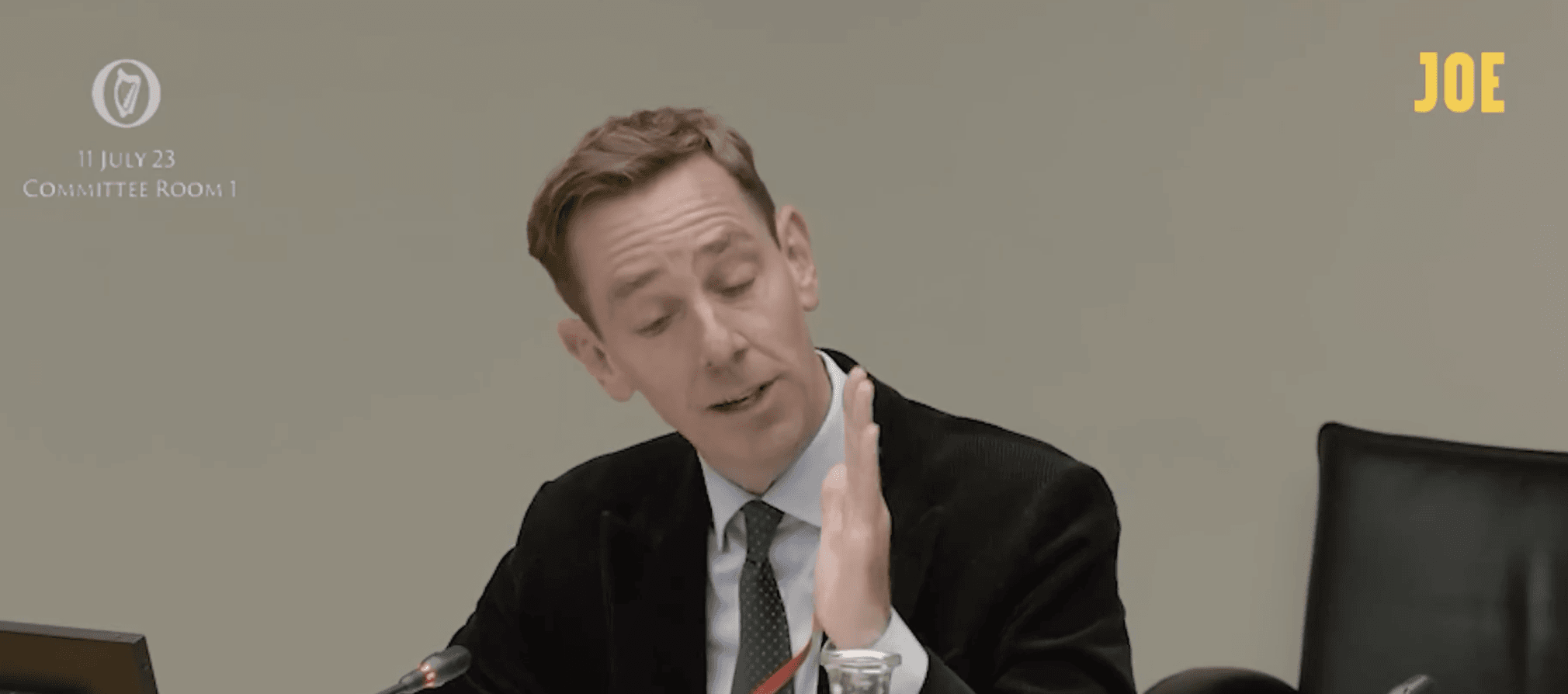 GRILLING: Ryan Tubridy was by turns forceful and emotional while giving evidence