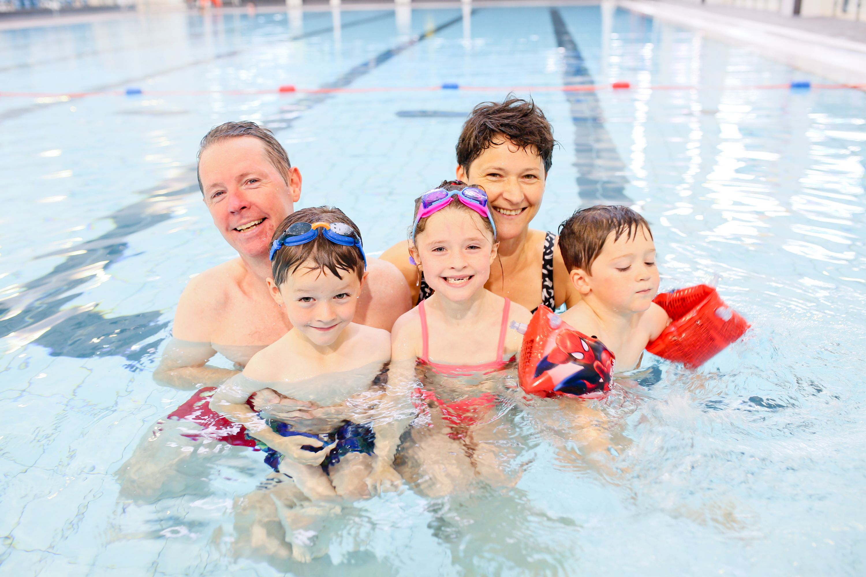 SWIMMINGLY: Free family activities will take place at the Andersonstown Leisure Centre this weekend