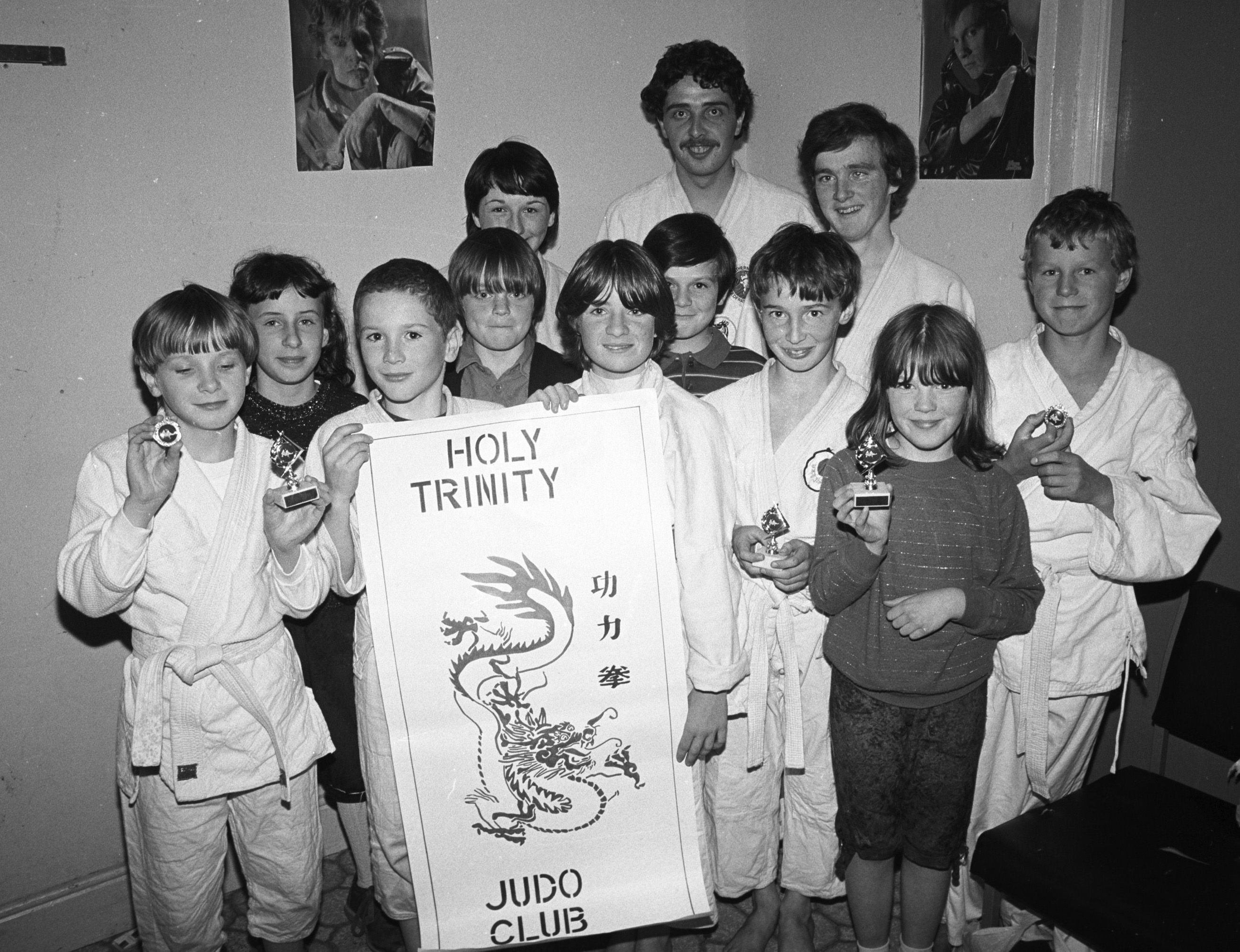 TOP TEAM: The judo team at the Holy Trinity Youth Club annual presentation and parents’ night