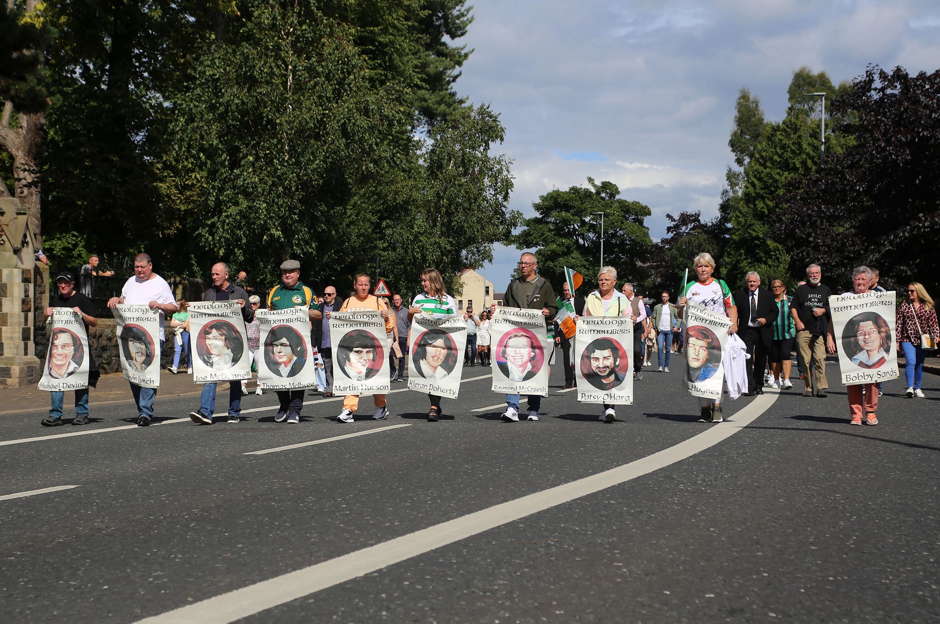 FAMILIES: Last year\'s hunger strike commemoration took place in Belfast, this year it will be in Cork