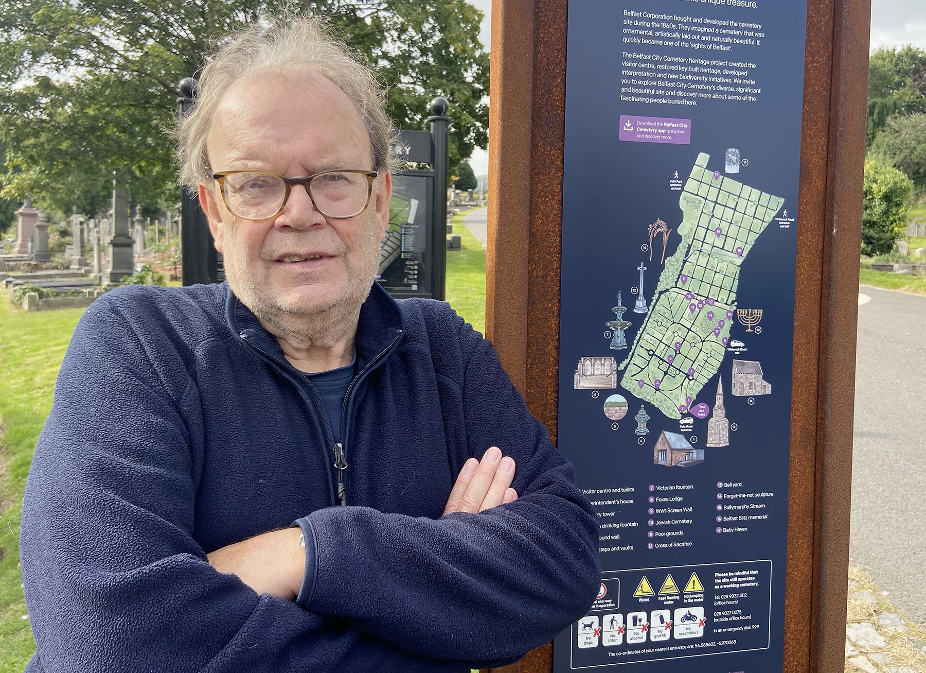 TOURS: Tom Hartley at Belfast City Cemetery